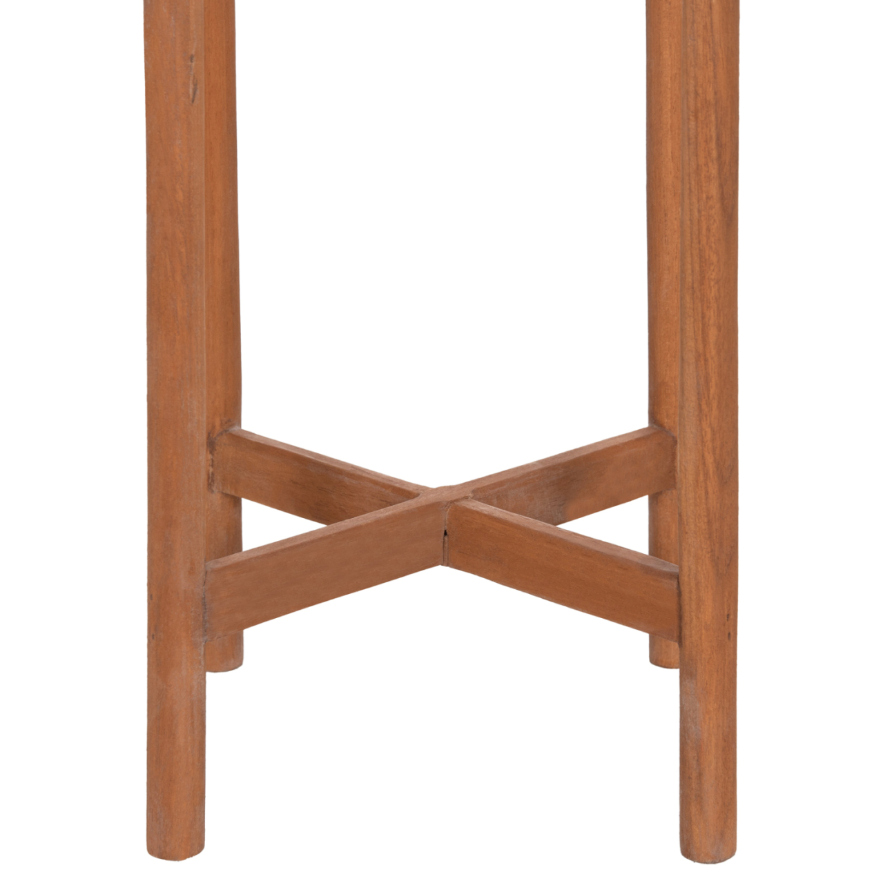 INDOOR POT RENTIL HM4684.03L FIBER CEMENT IN GREY COLOR--TEAK BASE Φ27x66Hcm [5]