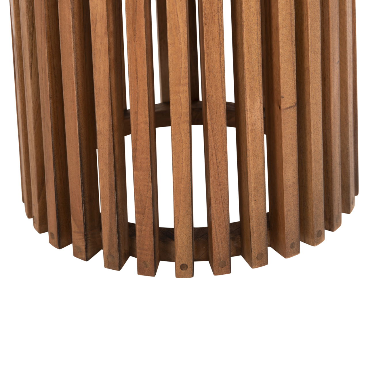 INDOOR TABLE LEGS-BASE ROUND FRANTZ HM9459.11 MINDI WOOD IN NATURAL Φ45x73Hcm. [6]