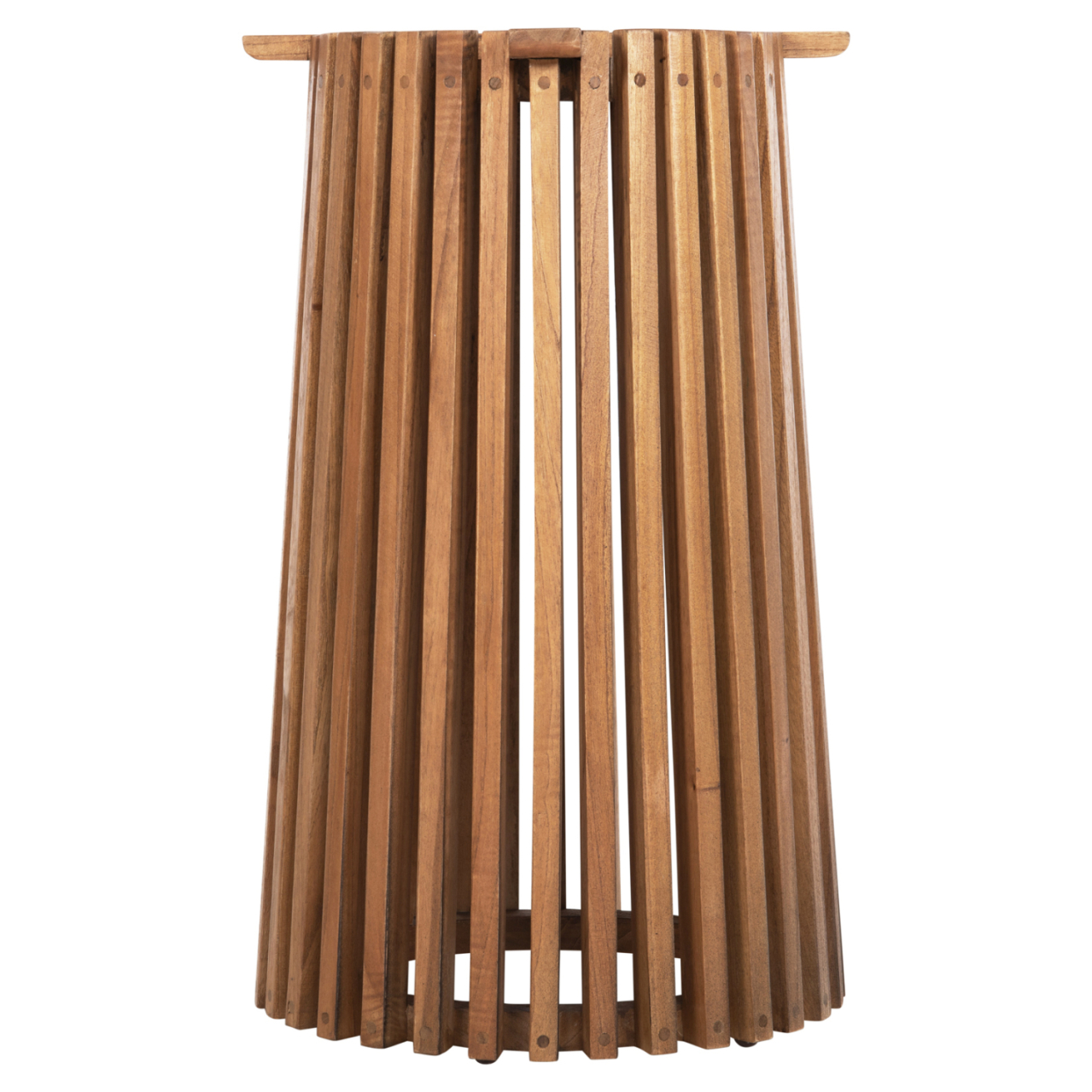 INDOOR TABLE LEGS-BASE ROUND FRANTZ HM9459.11 MINDI WOOD IN NATURAL Φ45x73Hcm. [3]