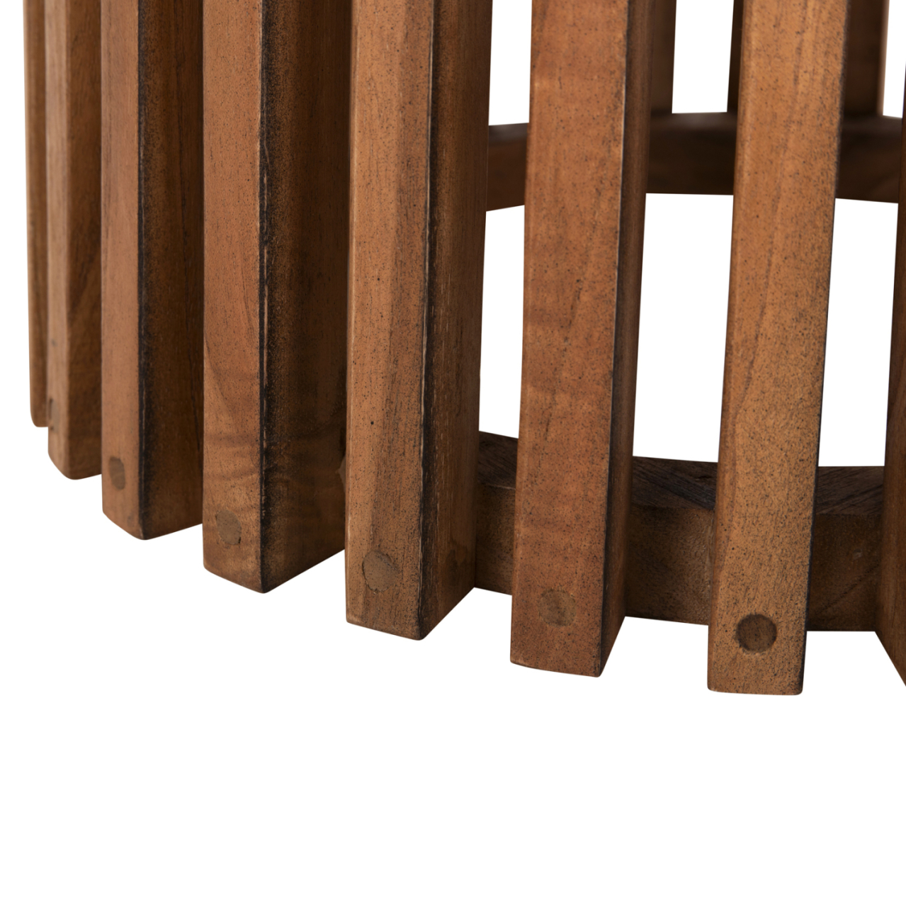 INDOOR TABLE LEGS-BASE ROUND FRANTZ HM9459.11 MINDI WOOD IN NATURAL Φ45x73Hcm. [8]