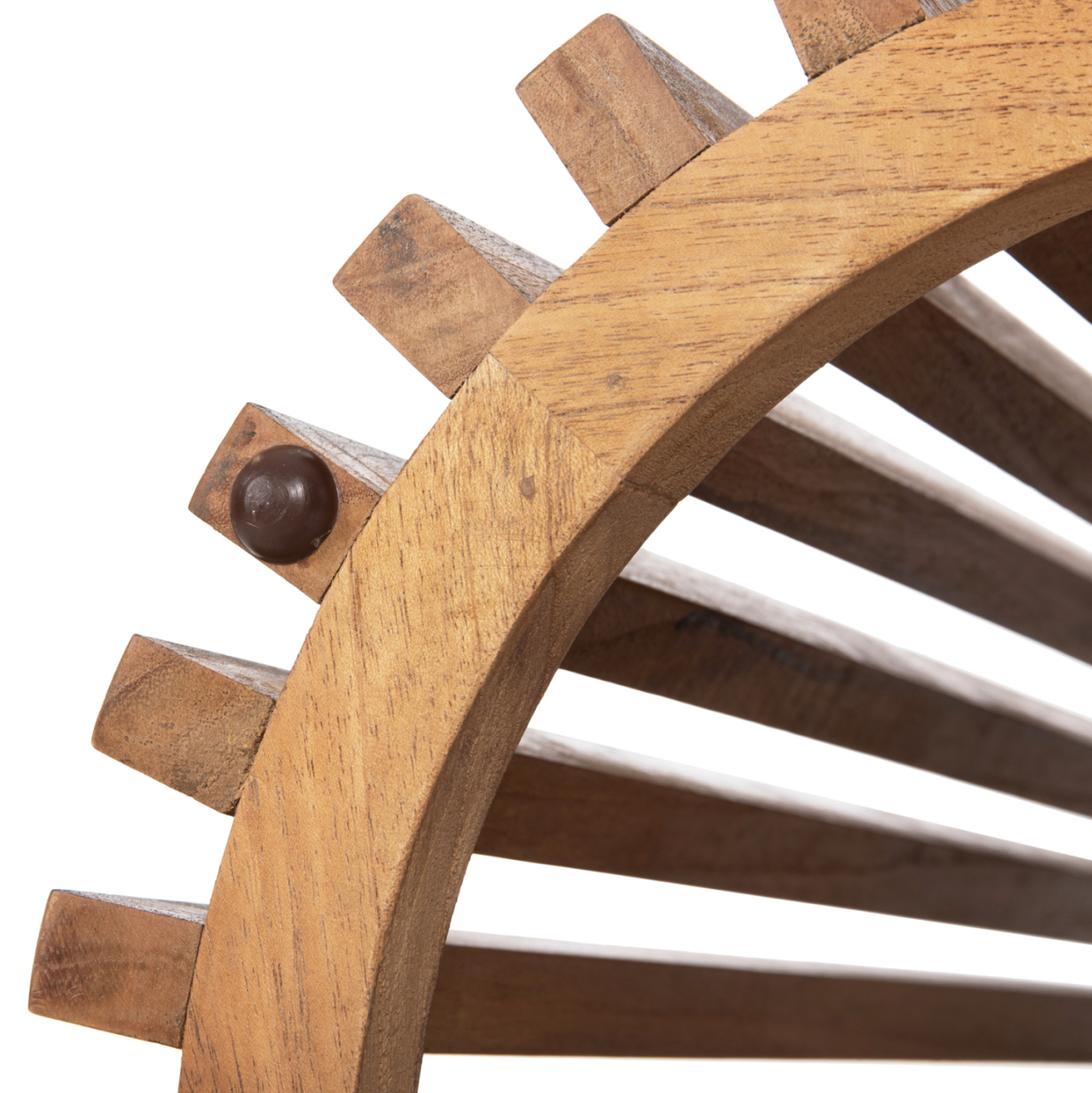 INDOOR TABLE LEGS-BASE ROUND FRANTZ HM9459.11 MINDI WOOD IN NATURAL Φ45x73Hcm. [7]