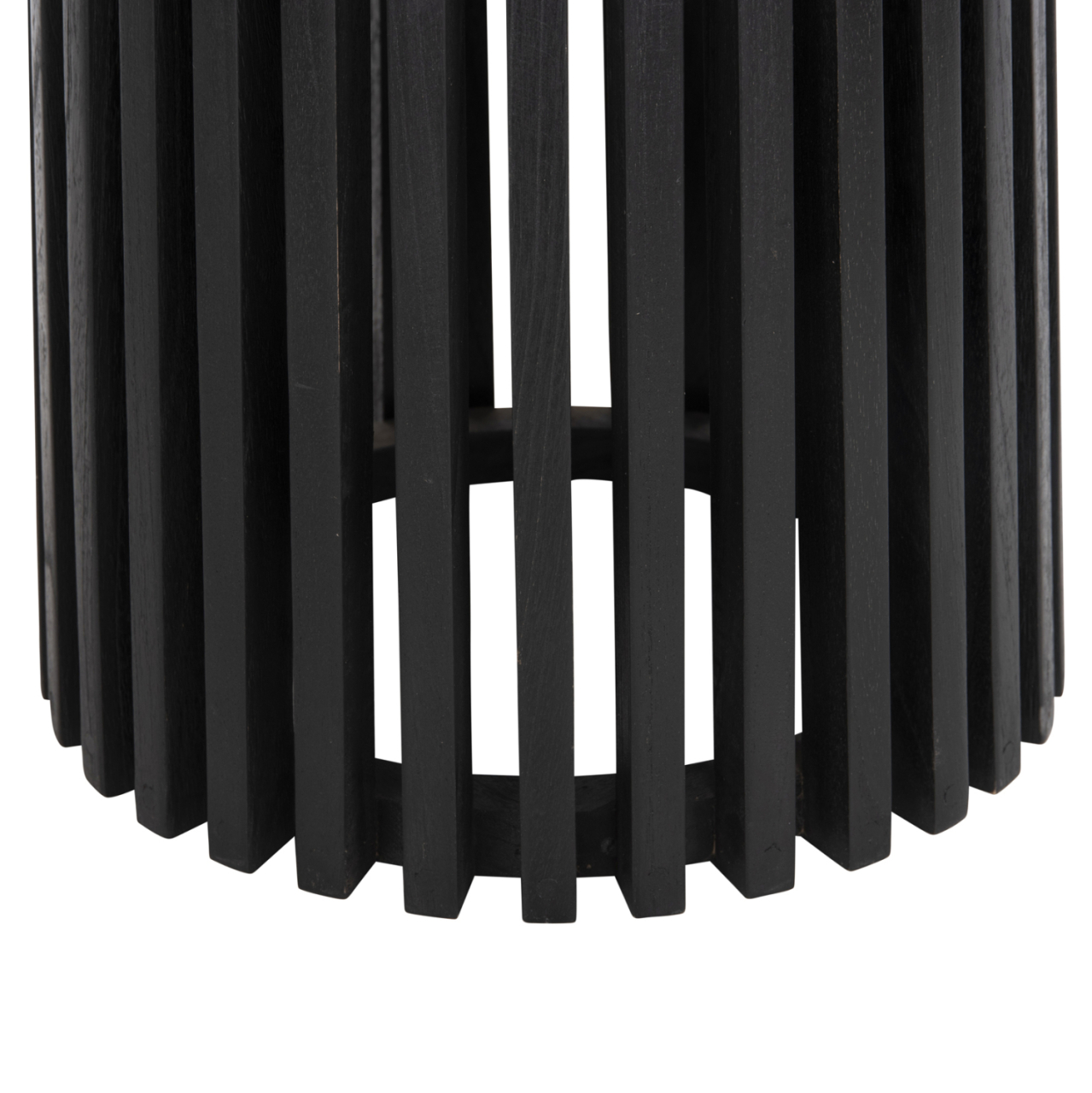 INDOOR TABLE LEGS-BASE ROUND FRANTZ HM9459.12 MINDI WOOD IN BLACK Φ45x74Hcm. [6]