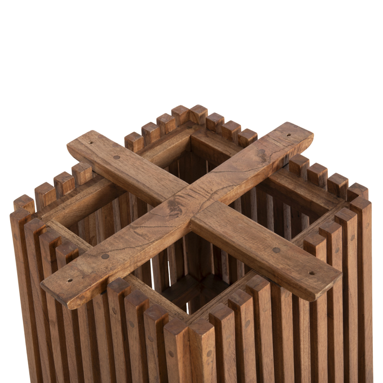 INDOOR TABLE LEGS-BASE SQUARE FRANTZ HM9460.11 MINDI WOOD IN NATURAL 45x45x73Hcm. [3]