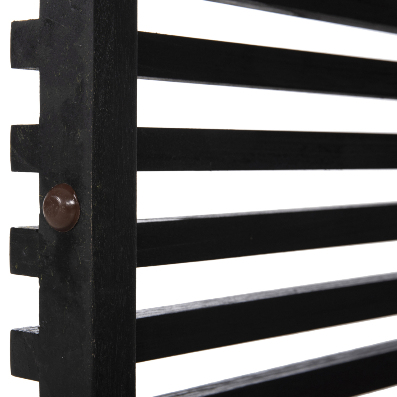 INDOOR TABLE LEGS-BASE SQUARE FRANTZ HM9460.12 MINDI WOOD IN BLACK 45x45x73Hcm. [7]