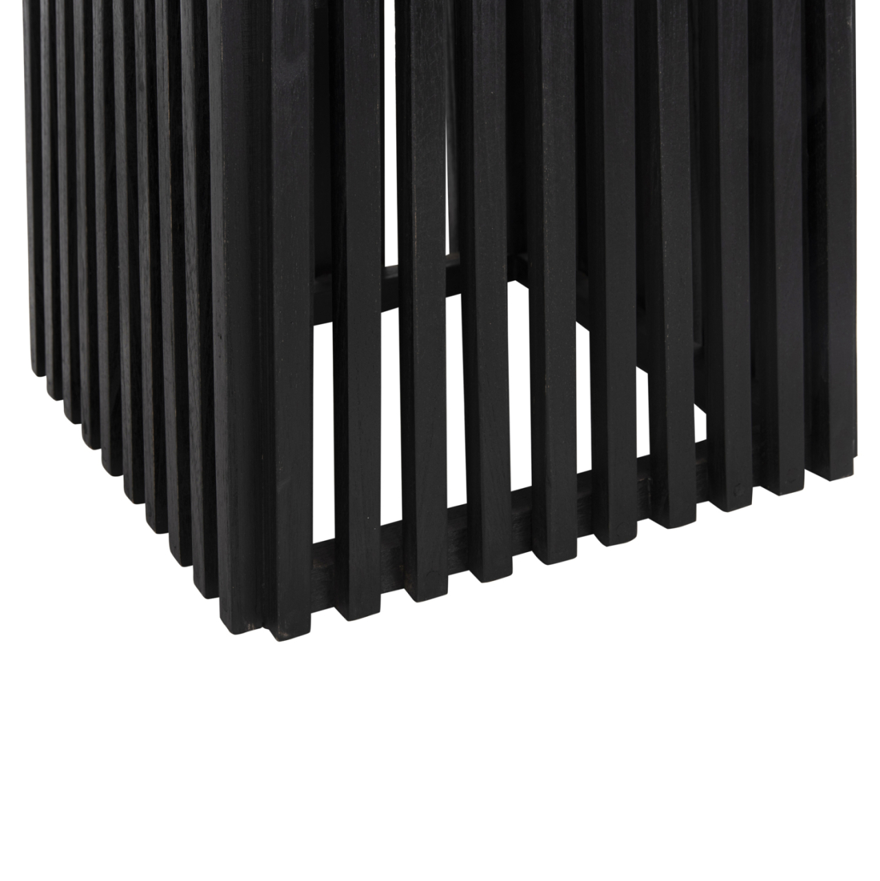 INDOOR TABLE LEGS-BASE SQUARE FRANTZ HM9460.12 MINDI WOOD IN BLACK 45x45x73Hcm. [6]