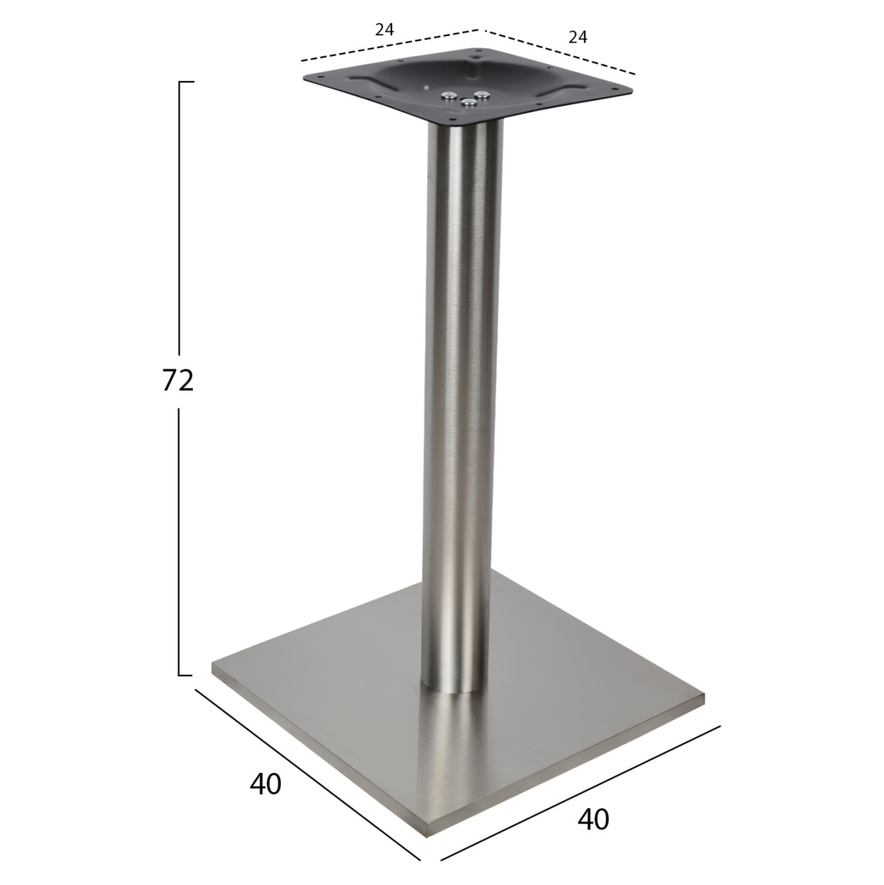 Inox Base 40x40x72 HM421 [2]