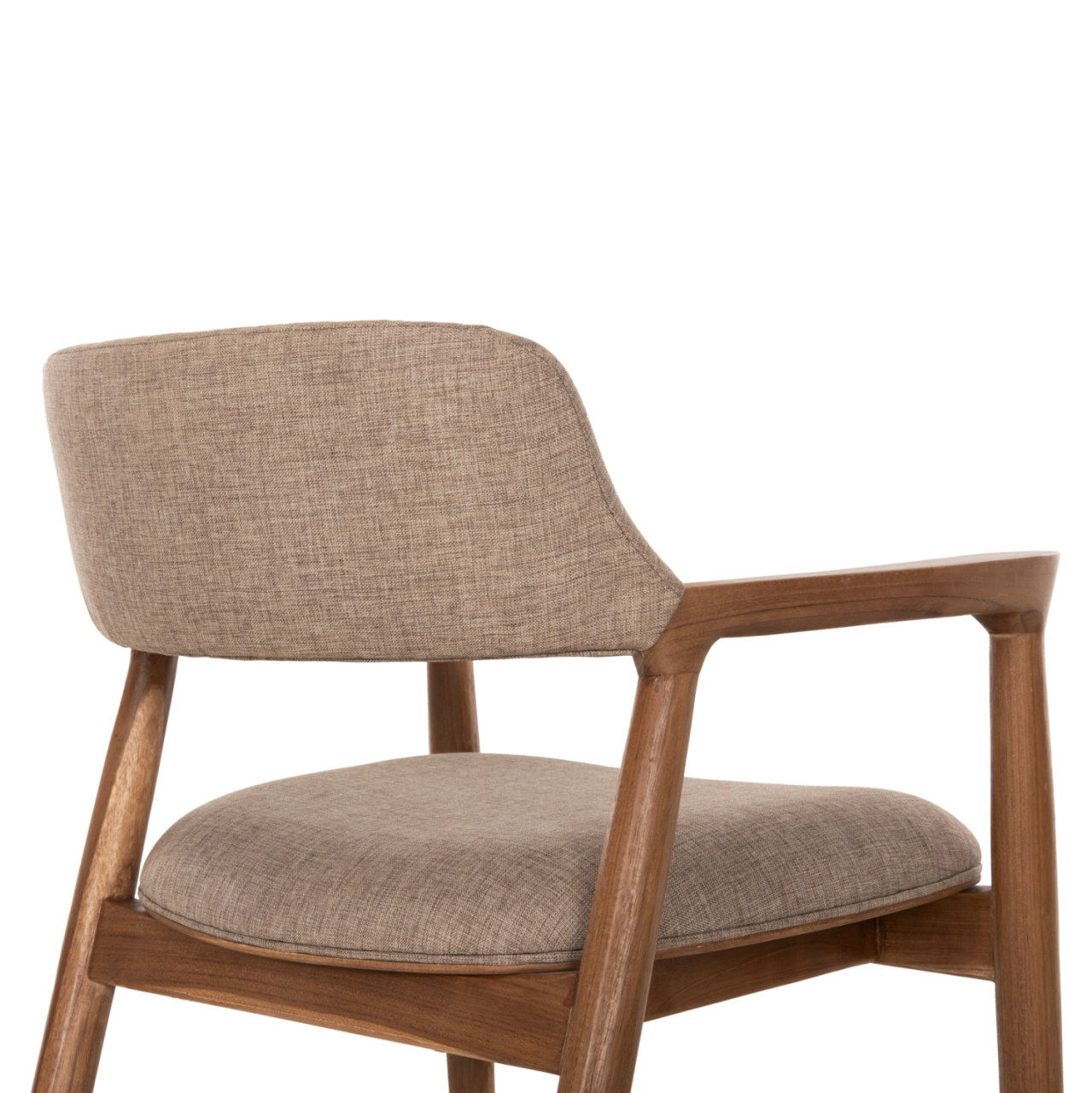 ΠΟΛΥΘΡΟΝΑ JAMES HM18259 TEAK WOOD ΜΕ ΣΑΜΠΑΝΙ ΥΦΑΣΜΑ 57x52x76Υεκ. [8]