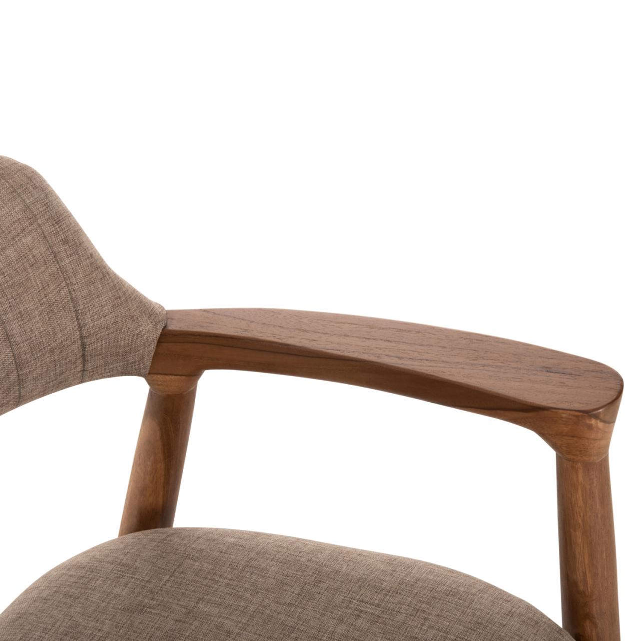 ΠΟΛΥΘΡΟΝΑ JAMES HM18259 TEAK WOOD ΜΕ ΣΑΜΠΑΝΙ ΥΦΑΣΜΑ 57x52x76Υεκ. [7]