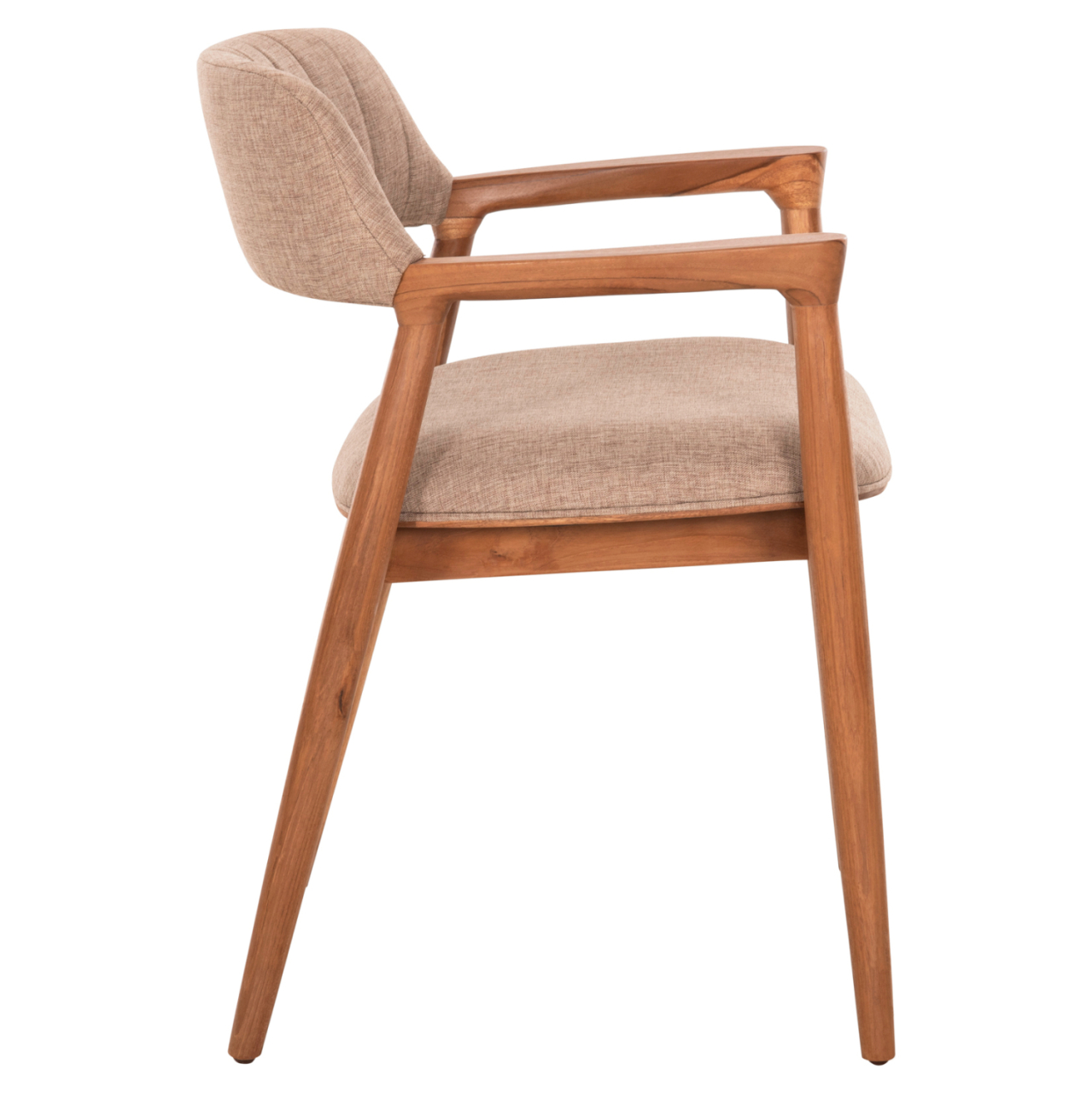 ΠΟΛΥΘΡΟΝΑ JAMES HM18259 TEAK WOOD ΜΕ ΣΑΜΠΑΝΙ ΥΦΑΣΜΑ 57x52x76Υεκ. [4]