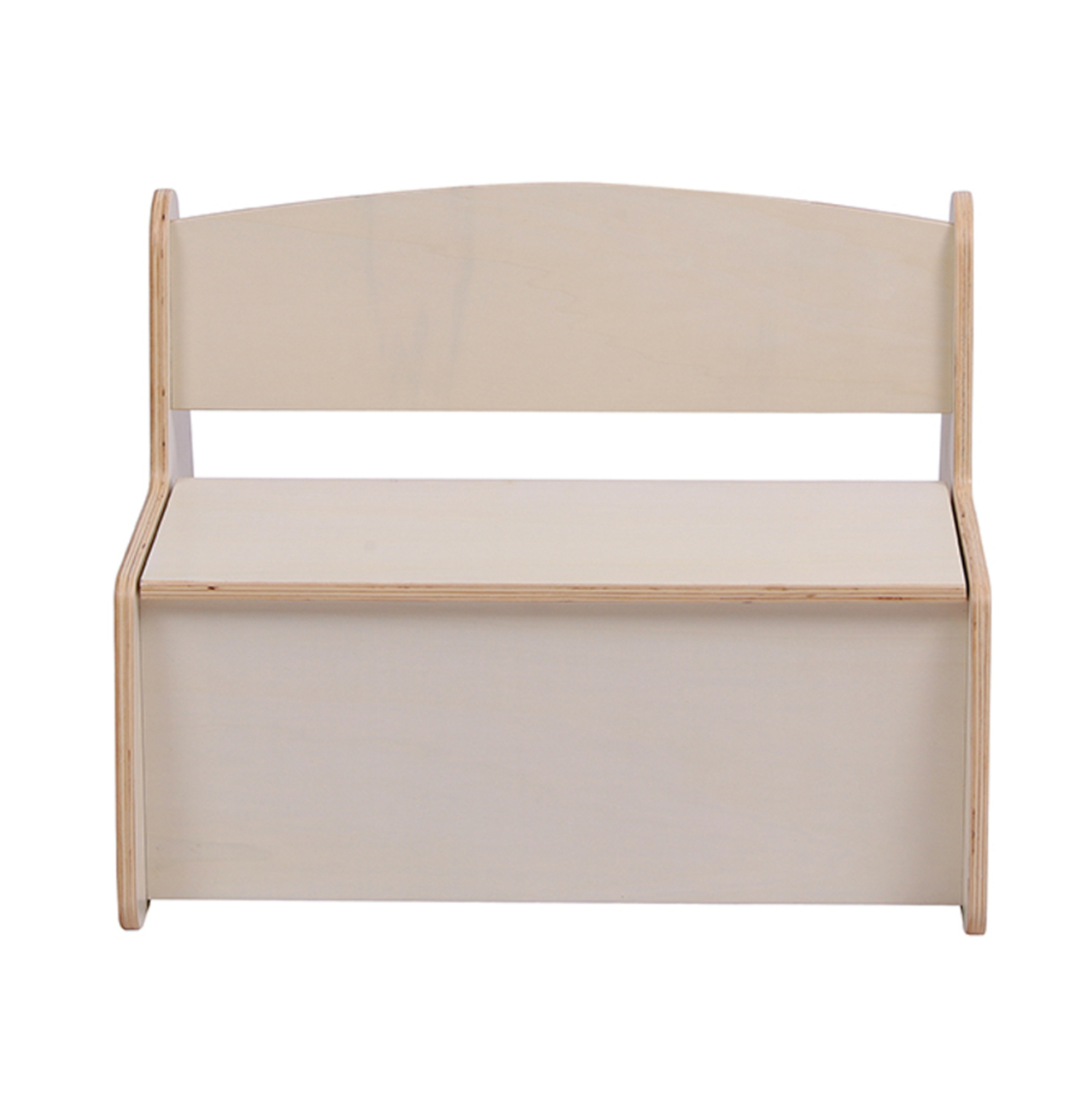 KIDS' BENCH WITH STORAGE RICKI HM18342.01 MDF and PLYWOOD IN NATURAL/CREAM 63x43x47Hcm. [4]
