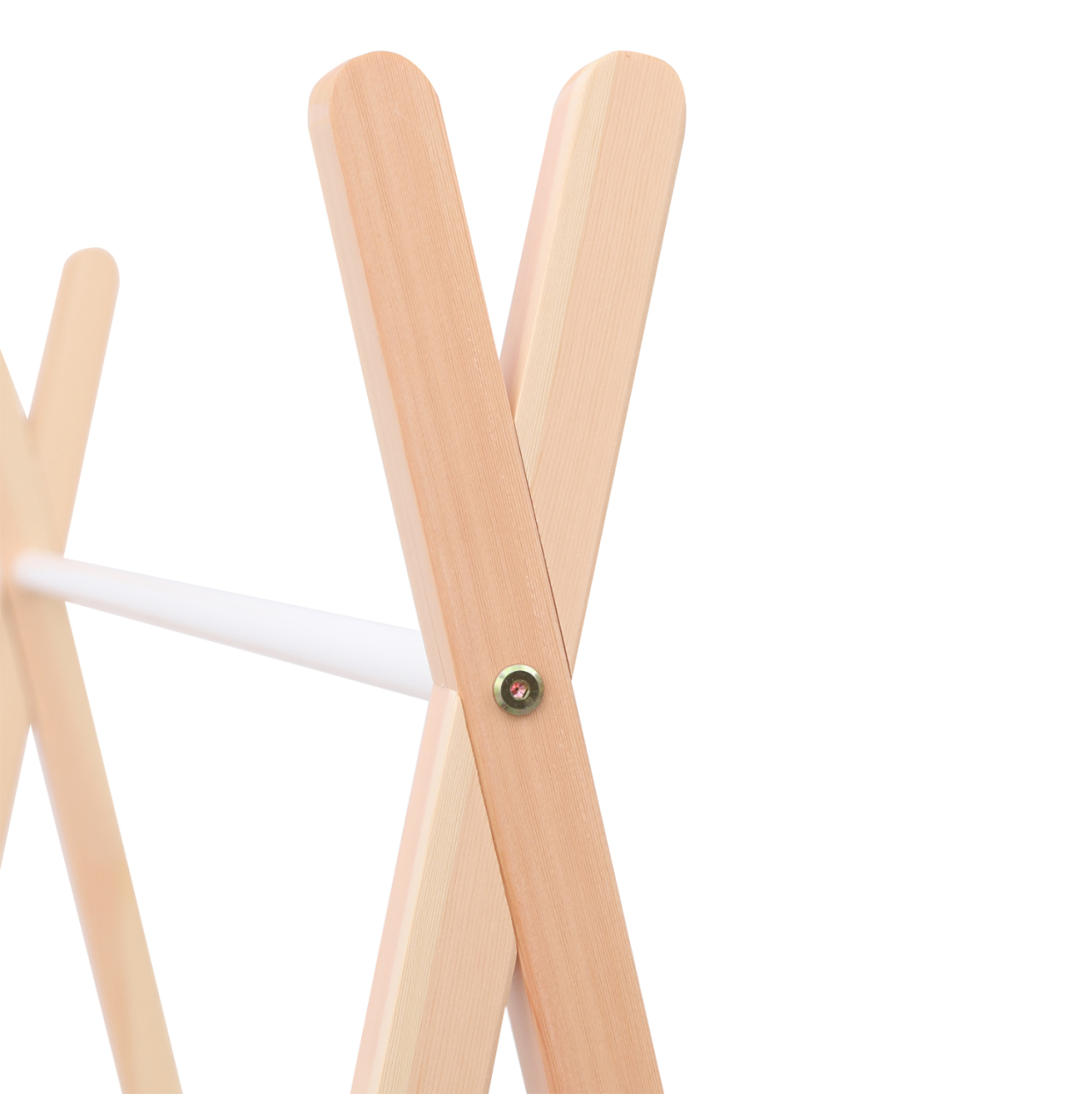 KIDS' CLOTHES HANGER WITH SHELF PASCHAL HM2490.03 MELAMINE-PINE WOOD 100x40x100Hcm. [6]
