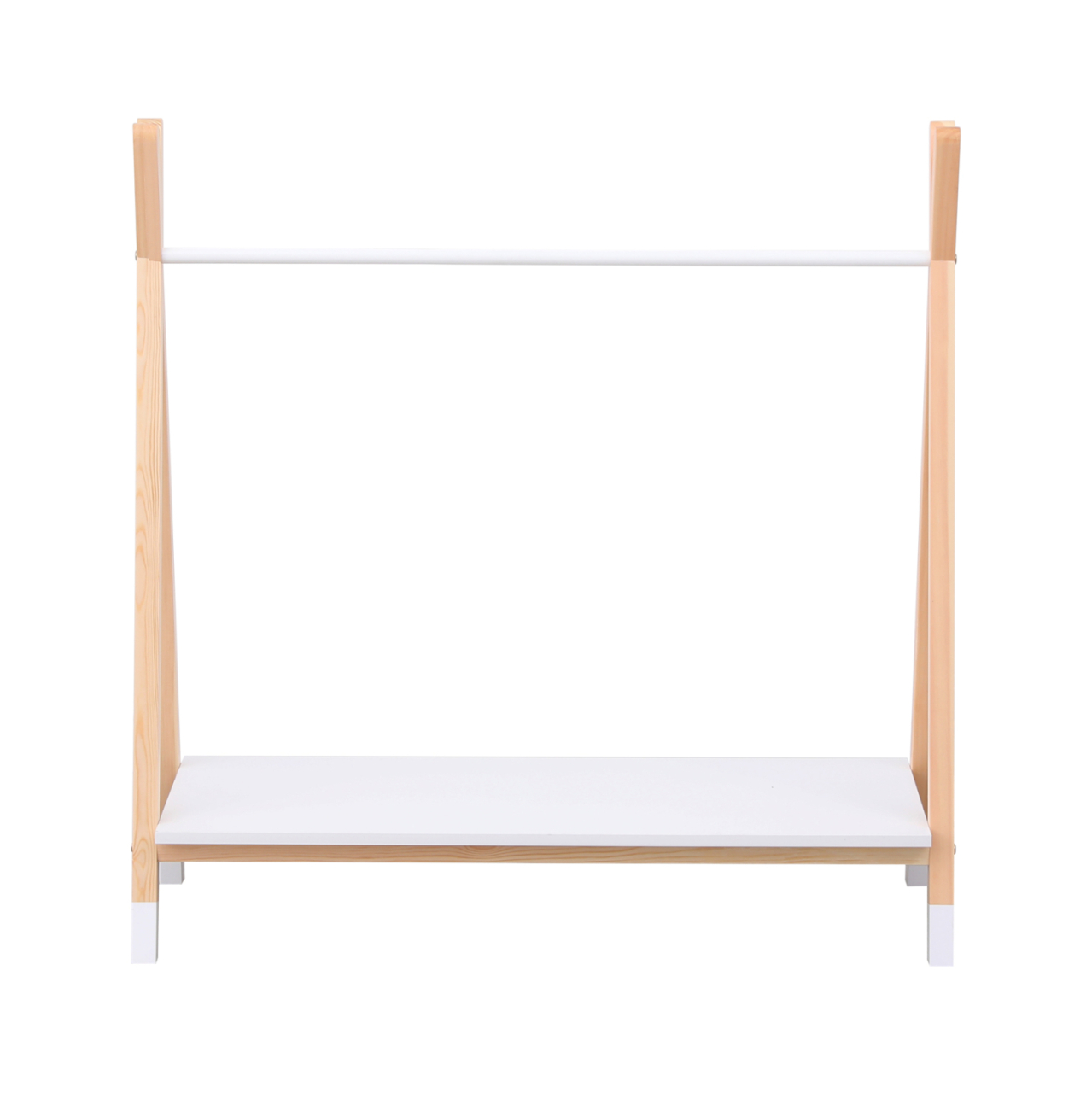 KIDS' CLOTHES HANGER WITH SHELF PASCHAL HM2490.03 MELAMINE-PINE WOOD 100x40x100Hcm. [4]