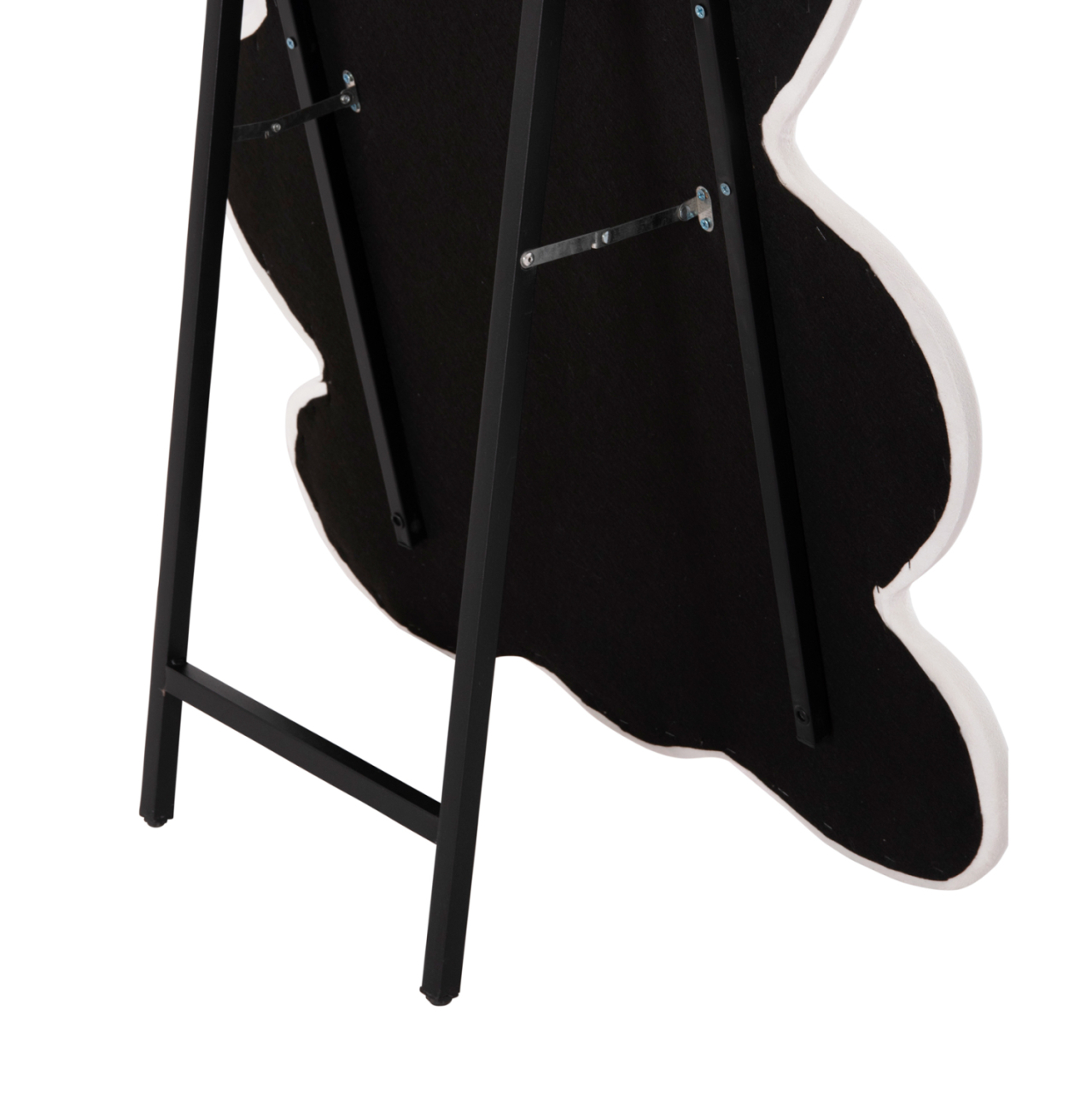 KIDS' FLOOR STANDING MIRROR BUNNY HM4489.01 MDF IN PINK and WHITE- BLACK STAND 80x162Hcm. [8]