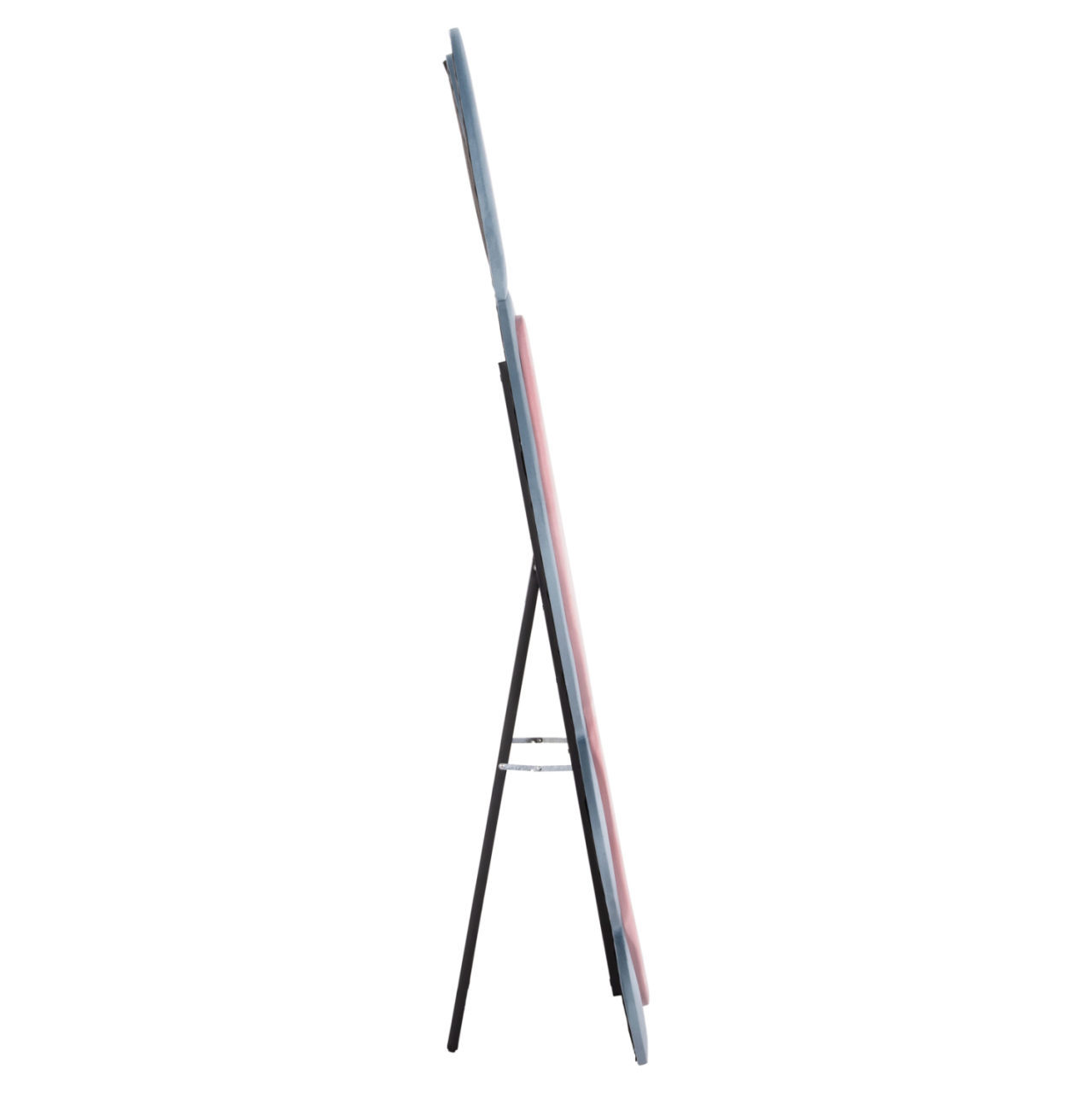 KIDS' FLOOR STANDING MIRROR BUNNY HM4489.02 MDF IN PINK and BLUE- BLACK STAND 80x162Hcm. [4]