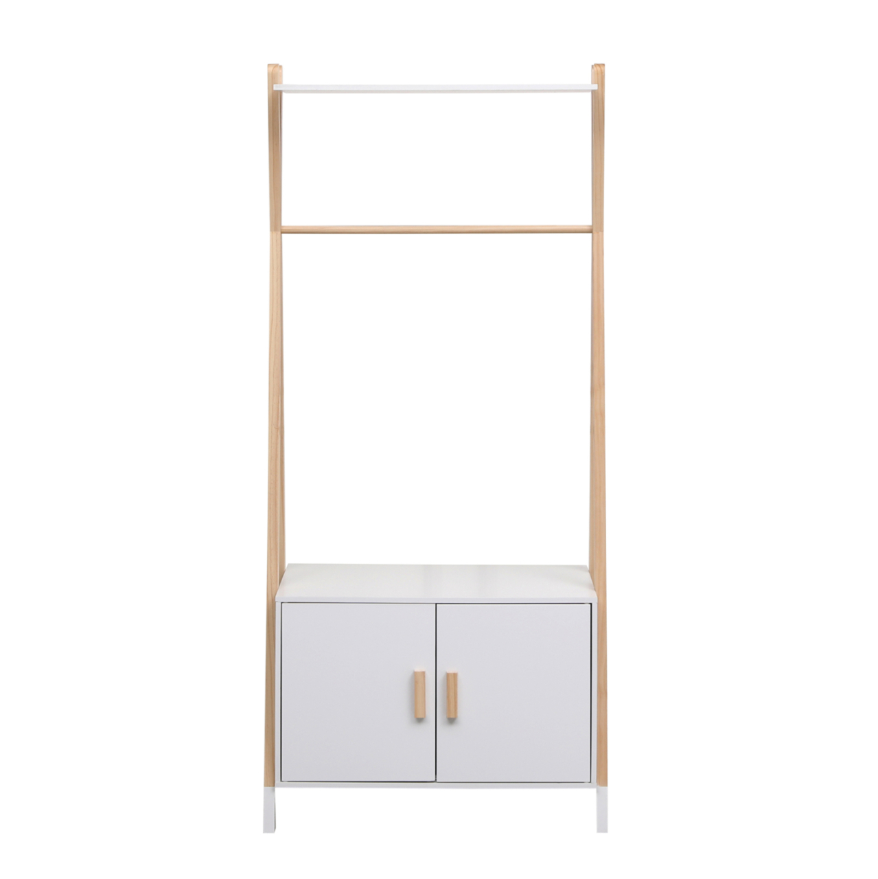KIDS' HANGER WITH CABINET PASCHAL HM2495.03 MELAMINE-PINE WOOD 76x44x170Hcm. [4]