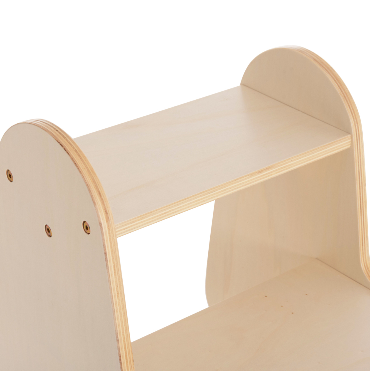 KIDS' STEP STOOL RICKI HM18340.01 MDF and PLYWOOD IN NATURAL 33x43.5x40.5Hcm. [7]