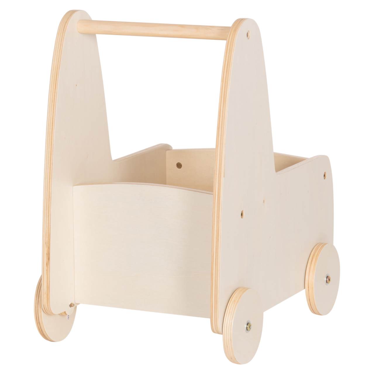 KIDS' STROLLER/CART RICKI HM18341.01 MDF and PLYWOOD IN NATURAL 33x45x50Hcm. [5]