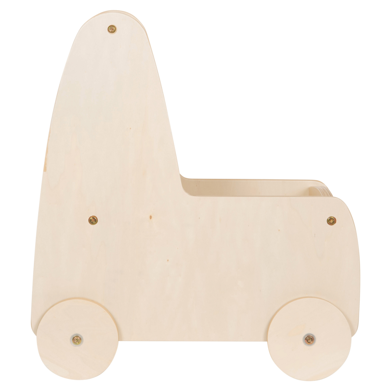 KIDS' STROLLER/CART RICKI HM18341.01 MDF and PLYWOOD IN NATURAL 33x45x50Hcm. [4]