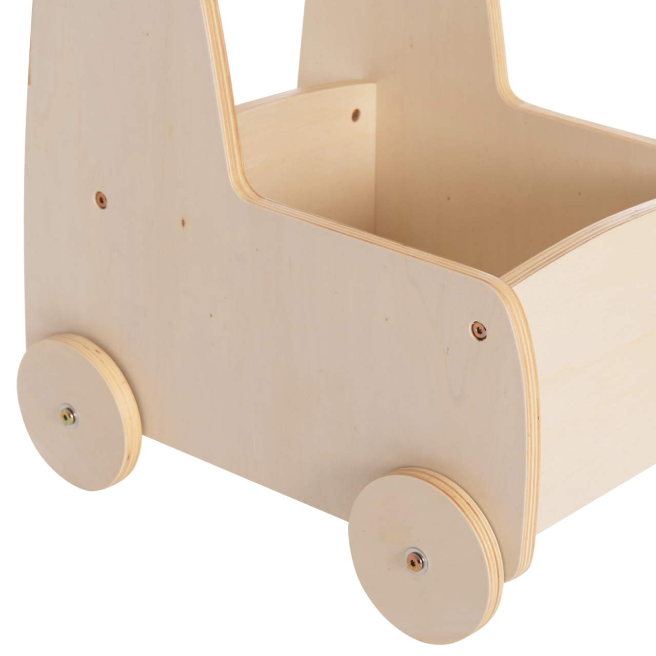 KIDS' STROLLER/CART RICKI HM18341.01 MDF and PLYWOOD IN NATURAL 33x45x50Hcm. [8]