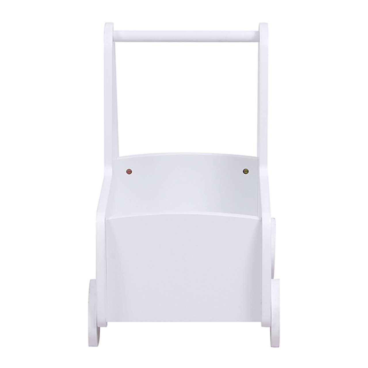KIDS' STROLLER/CART RICKI HM18341.03 MDF and PLYWOOD IN WHITE 33x45x50Hcm. [4]