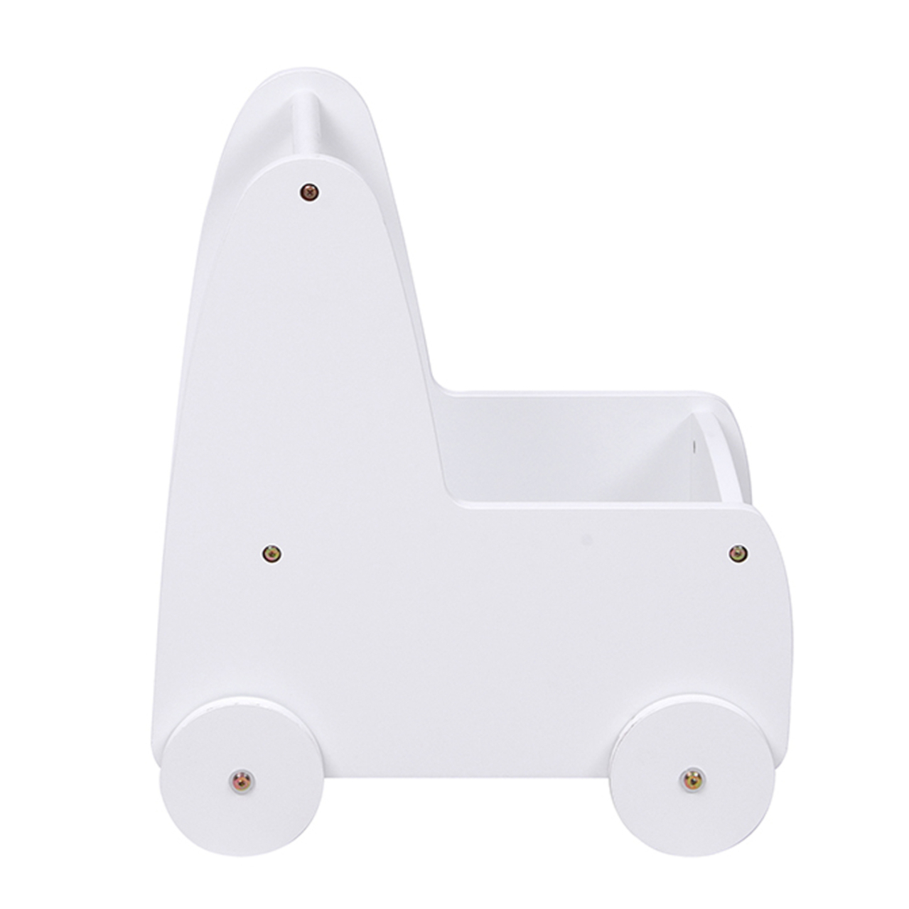 KIDS' STROLLER/CART RICKI HM18341.03 MDF and PLYWOOD IN WHITE 33x45x50Hcm. [5]