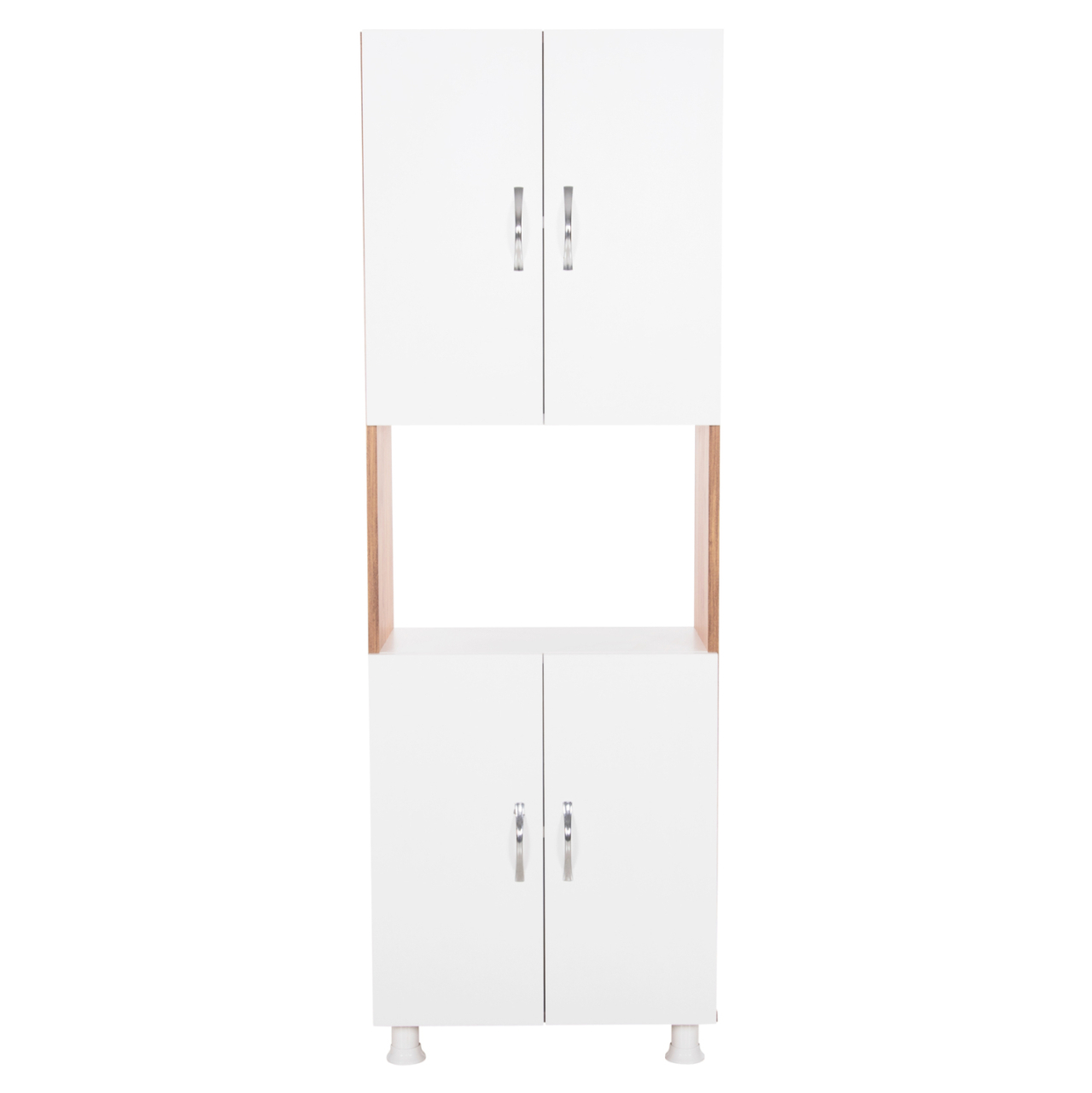 KITCHEN FURNITURE/CABINET RAD HM18196.04 MELAMINE IN NATURAL COLOR-WHITE 55,5x32x165Hcm. [4]