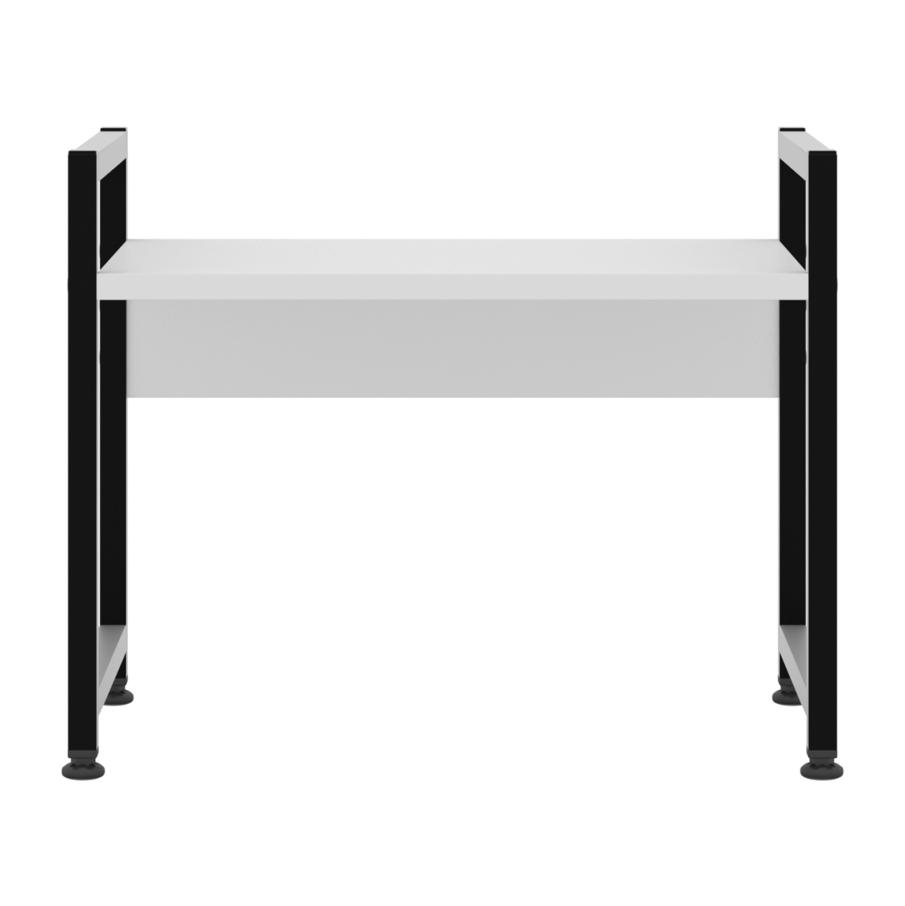 KITCHEN ORGANIZING SHELF BECKO HM18219.01 MELAMINE IN WHITE-BLACK METAL 53x35x41Hcm. [3]