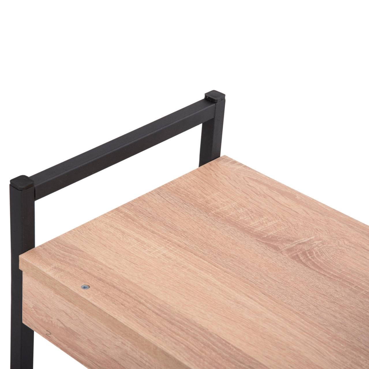 KITCHEN ORGANIZING SHELF BECKO HM18219.03 MELAMINE IN SONAMA-BLACK METAL 54.5x35x41Hcm. [7]