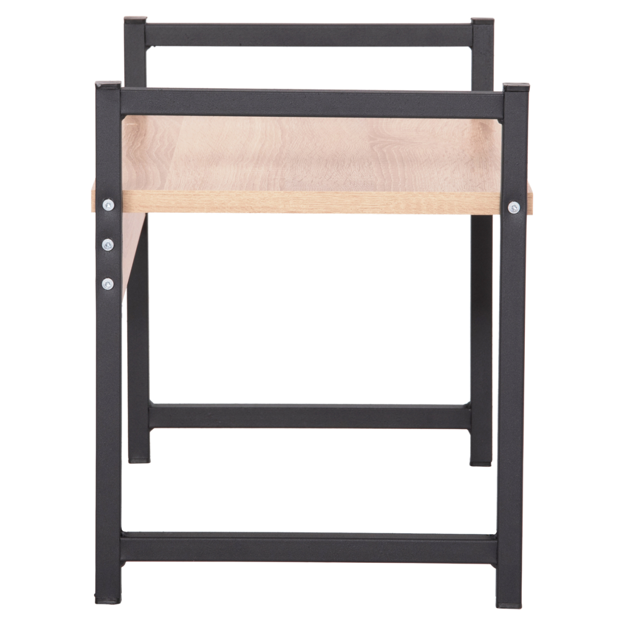 KITCHEN ORGANIZING SHELF BECKO HM18219.03 MELAMINE IN SONAMA-BLACK METAL 54.5x35x41Hcm. [4]