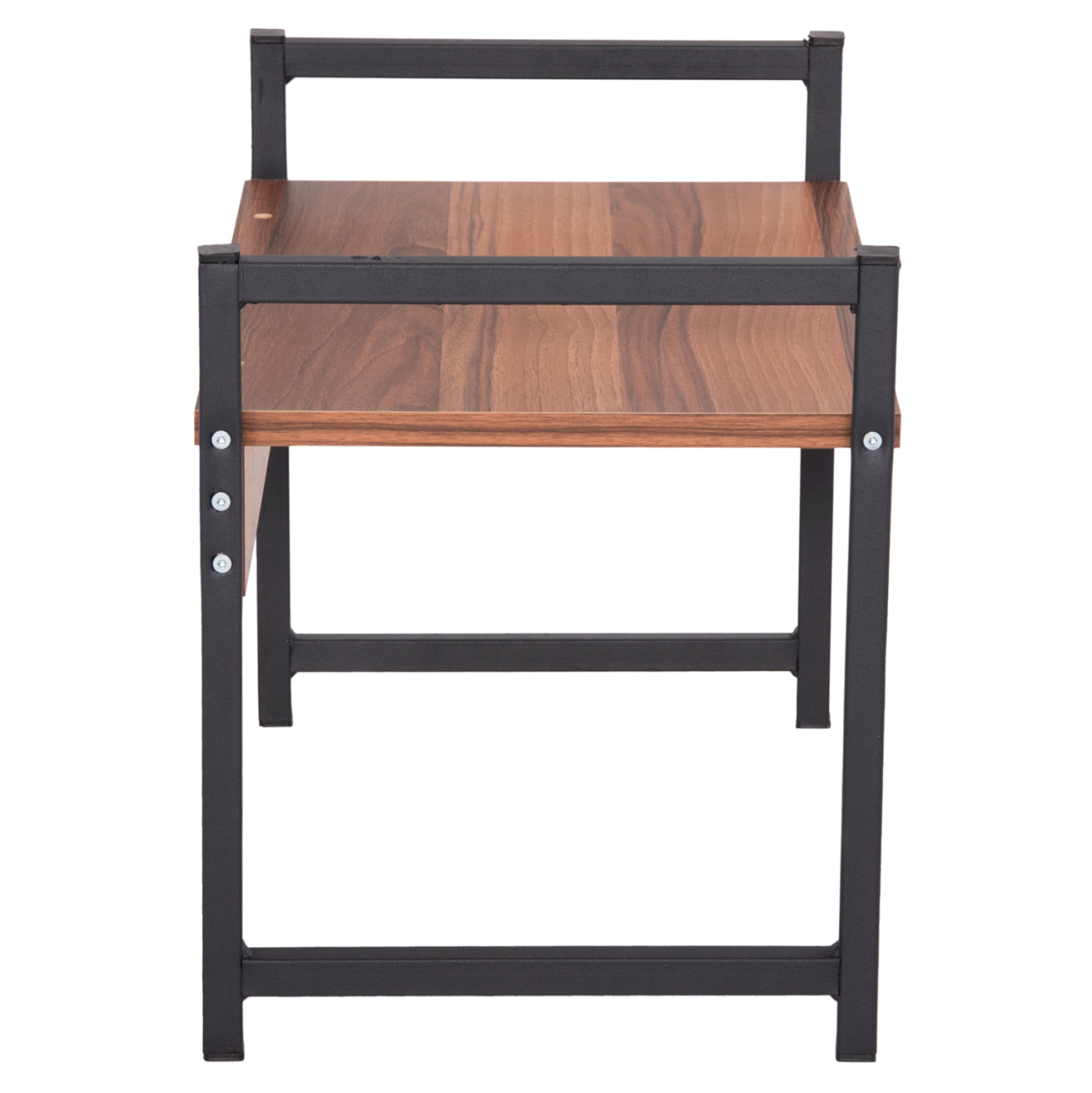KITCHEN ORGANIZING SHELF BECKO HM18219.05 MELAMINE IN WALNUT-BLACK METAL 54.5x35x41Hcm. [4]