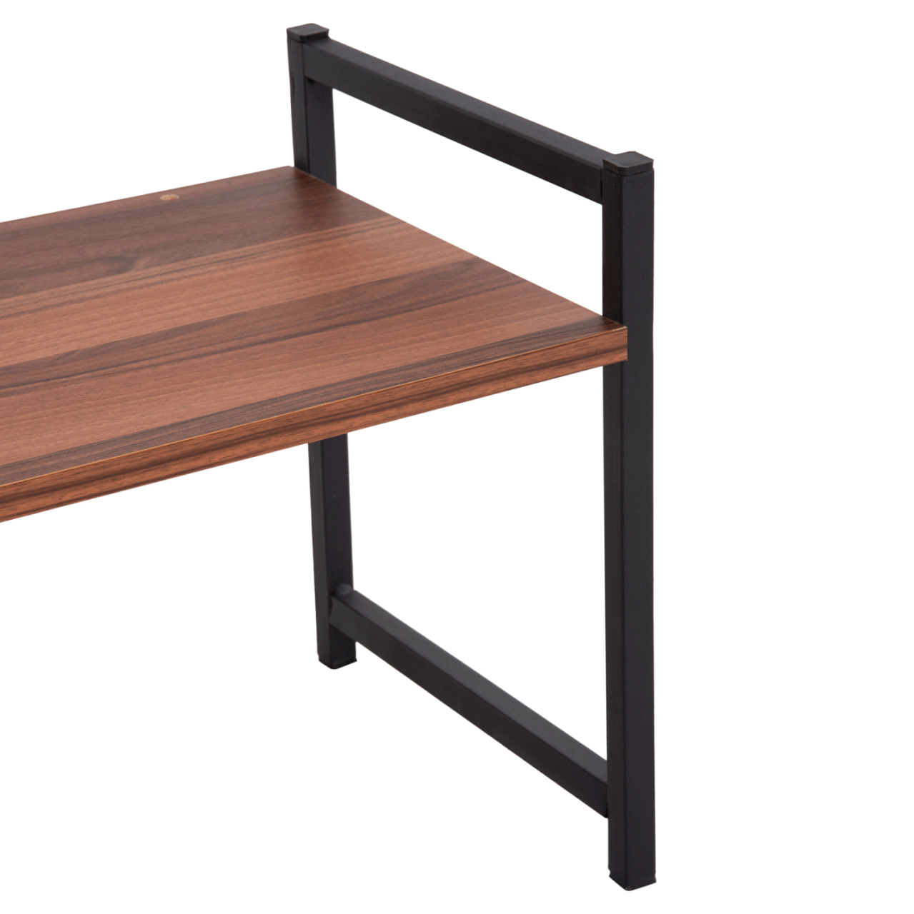 KITCHEN ORGANIZING SHELF BECKO HM18219.05 MELAMINE IN WALNUT-BLACK METAL 54.5x35x41Hcm. [6]