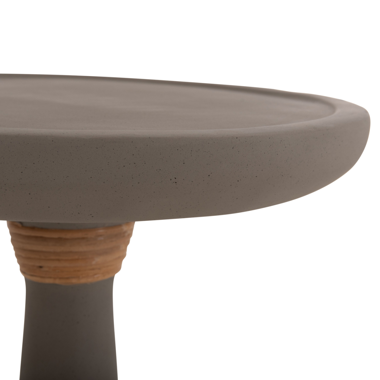 LAMP TABLE ROUND TORG HM18170.03 FIBER CEMENT GREY Φ41x62Hcm. [10]