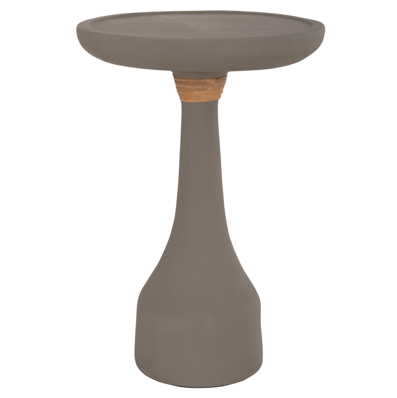 LAMP TABLE ROUND TORG HM18170.03 FIBER CEMENT GREY Φ41x62Hcm. [7]
