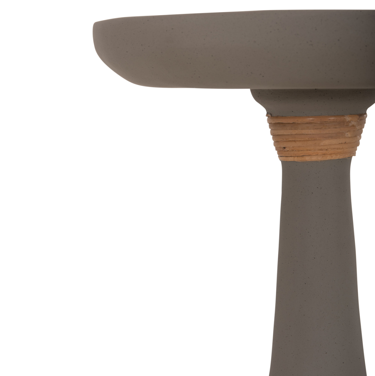 LAMP TABLE ROUND TORG HM18170.03 FIBER CEMENT GREY Φ41x62Hcm. [6]