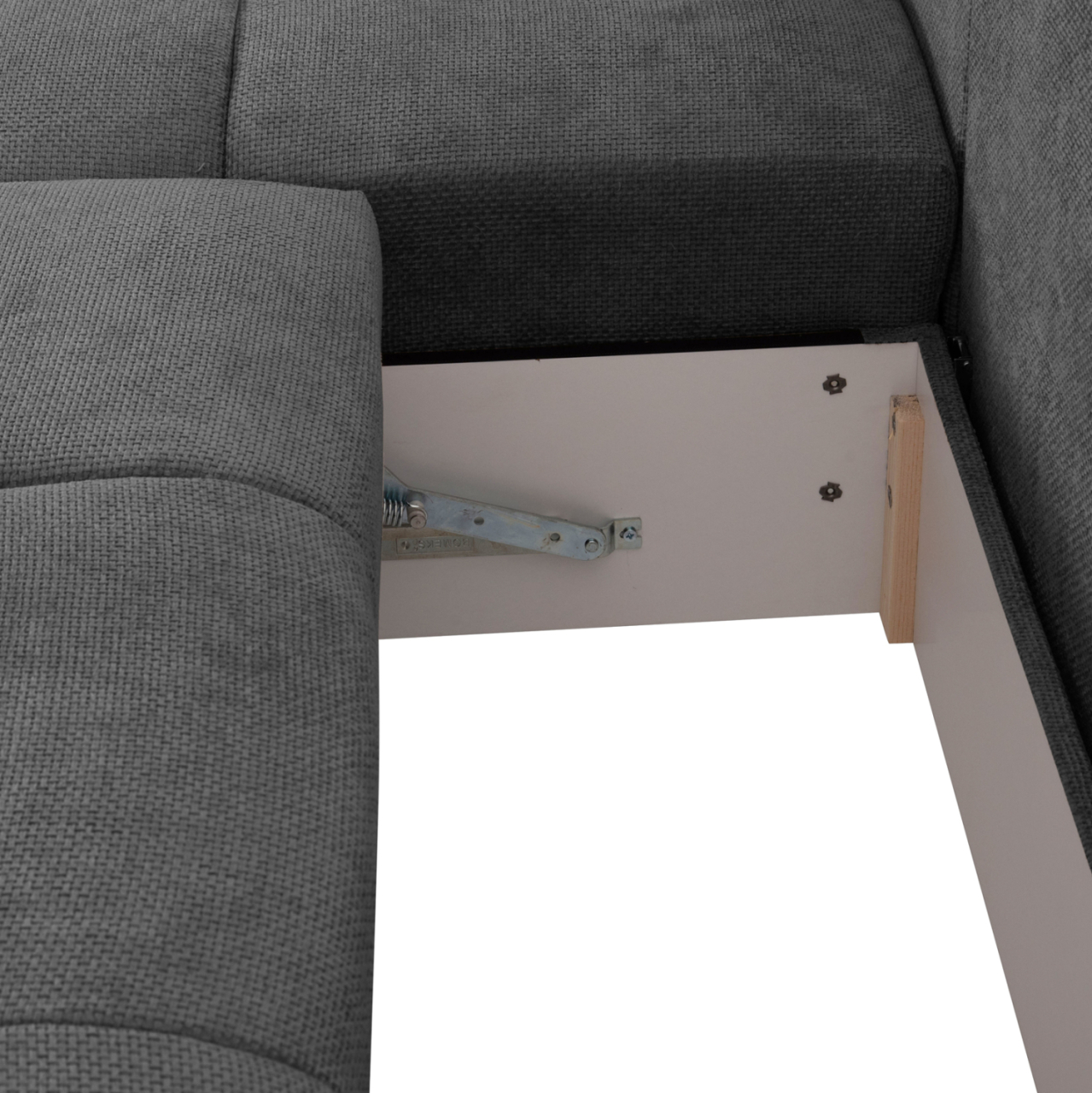 LEFT CORNER SOFABED COMFYRA HM3336.01L GREY FABRIC 270x181x75Hcm. [10]