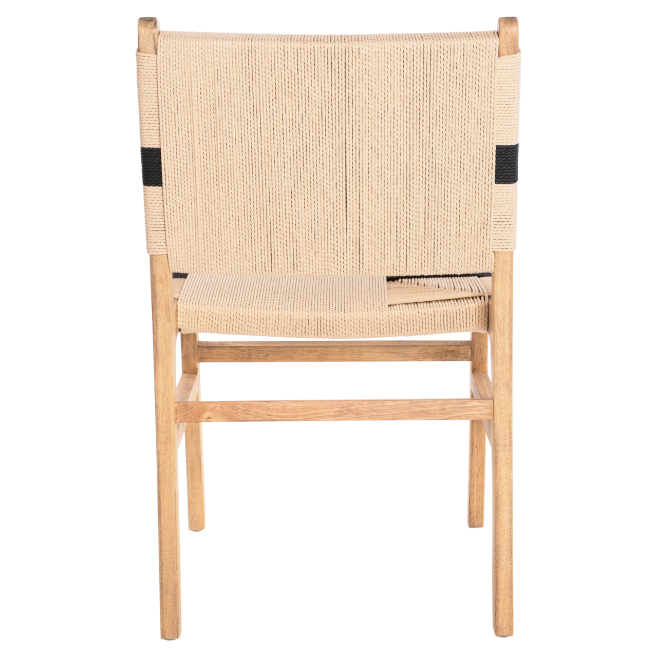 LEISURE CHAIR RUBBERWOOD AND ROPE IN NATURAL RUSTIC COLOR 50x60x88Hcm.HM9323.01 [6]