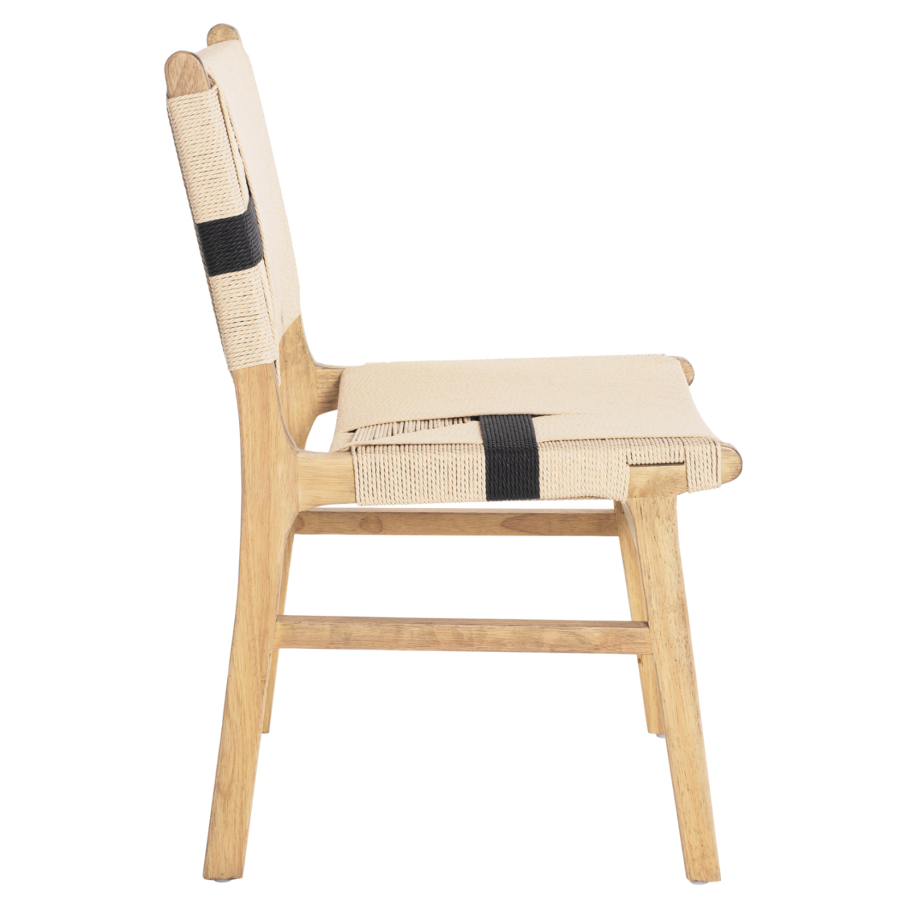 LEISURE CHAIR RUBBERWOOD AND ROPE IN NATURAL RUSTIC COLOR 50x60x88Hcm.HM9323.01 [4]
