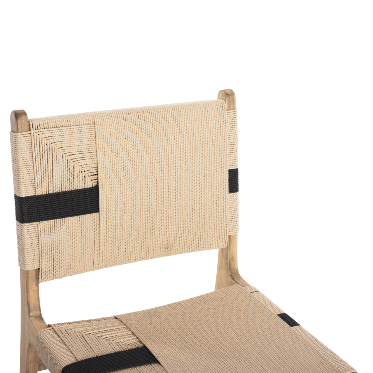 LEISURE CHAIR RUBBERWOOD AND ROPE IN NATURAL RUSTIC COLOR 50x60x88Hcm.HM9323.01 [7]