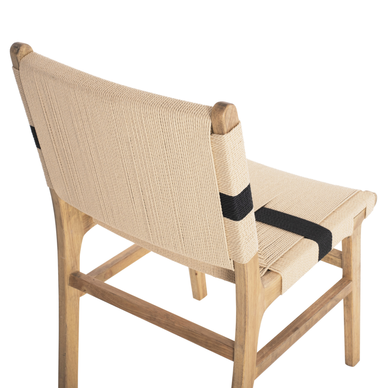 LEISURE CHAIR RUBBERWOOD AND ROPE IN NATURAL RUSTIC COLOR 50x60x88Hcm.HM9323.01 [10]
