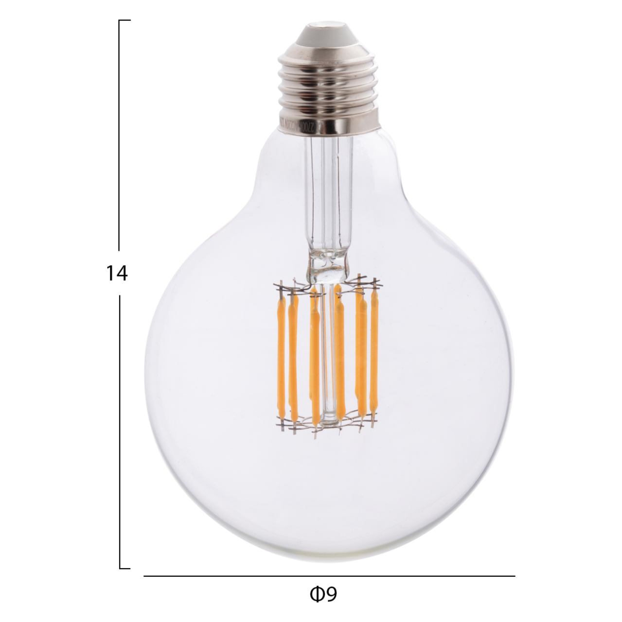 LIGHT BULB ΗΜ4049.01 GLOBO LED FILAMENT 12W E27 3000K CLEAR [2]
