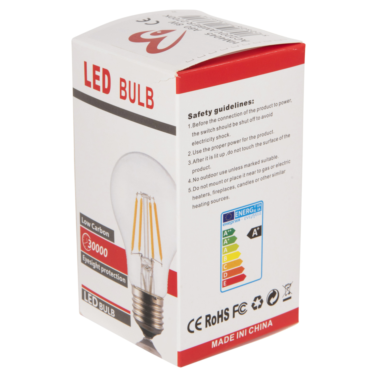 LIGHT BULB HM4045 LED FILAMENT 8W E27 3000K GOLD DIMMABLE [5]
