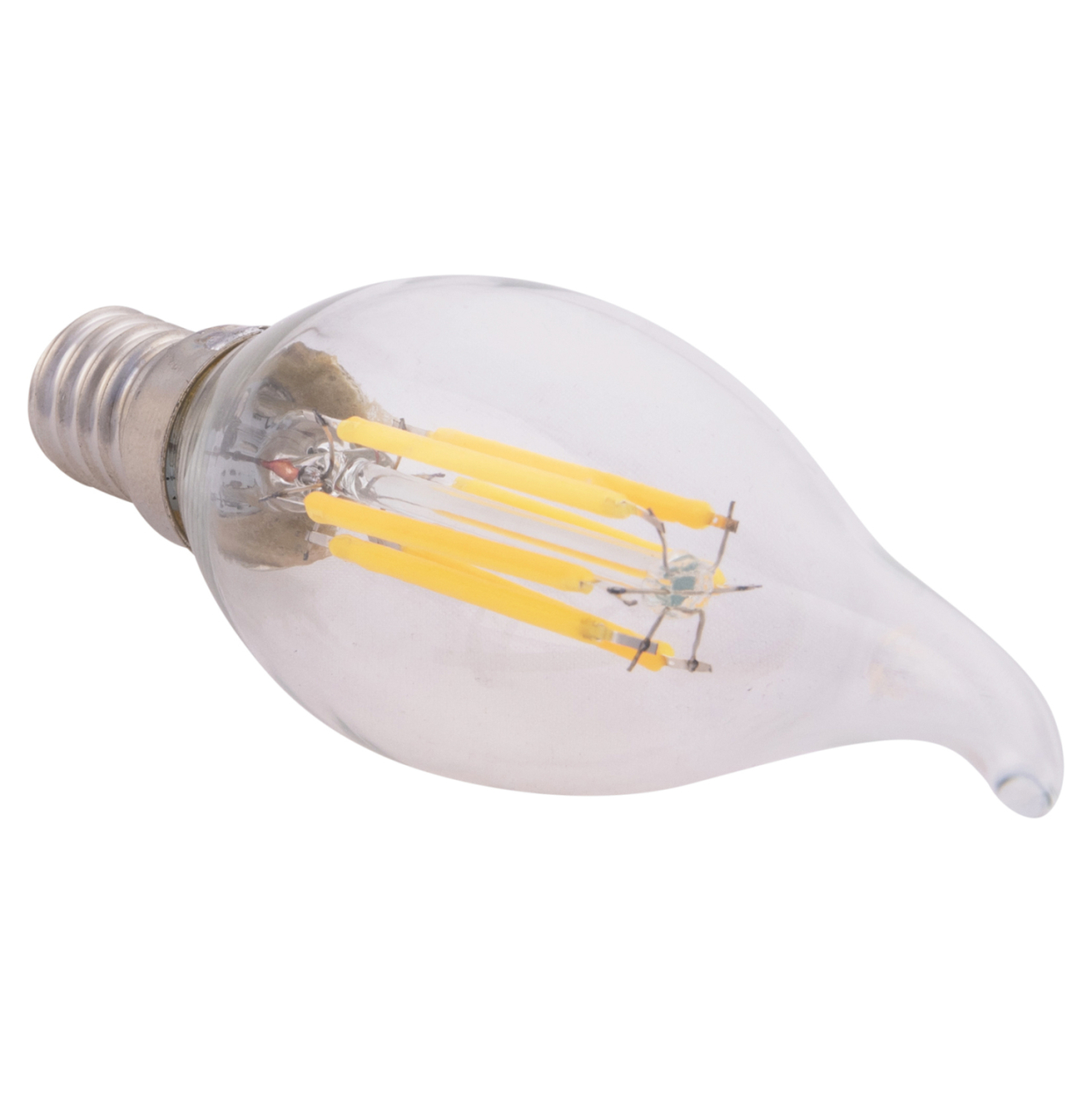 LIGHT BULB HM4047.01 FLAME STYLE LED FILAMENT 6W E14 3000K CLEAR DIMMABLE [4]
