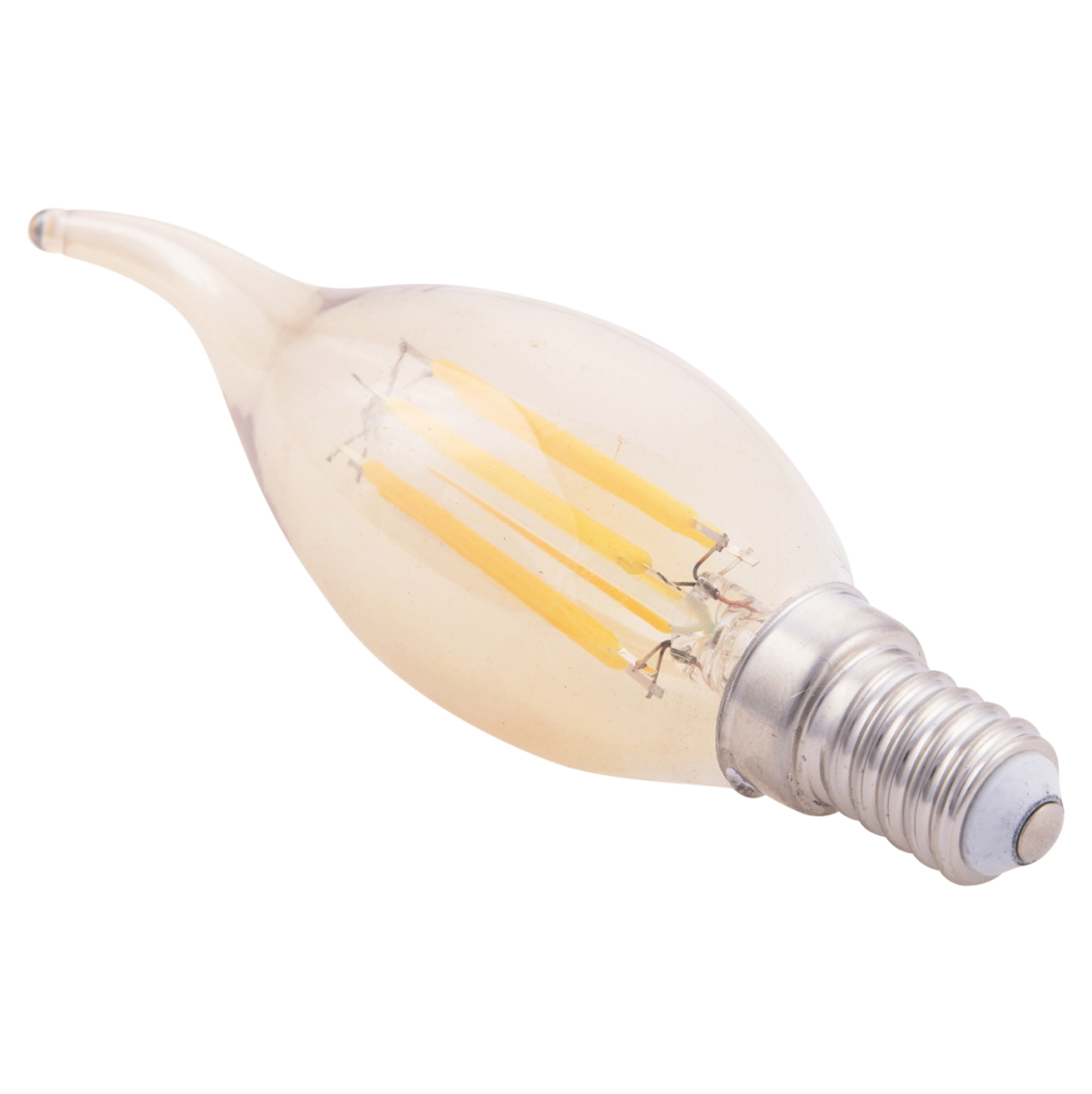 LIGHT BULB HM4047.02 FLAME STYLE LED FILAMENT 6W E14 3000K GOLD DIMMABLE [3]