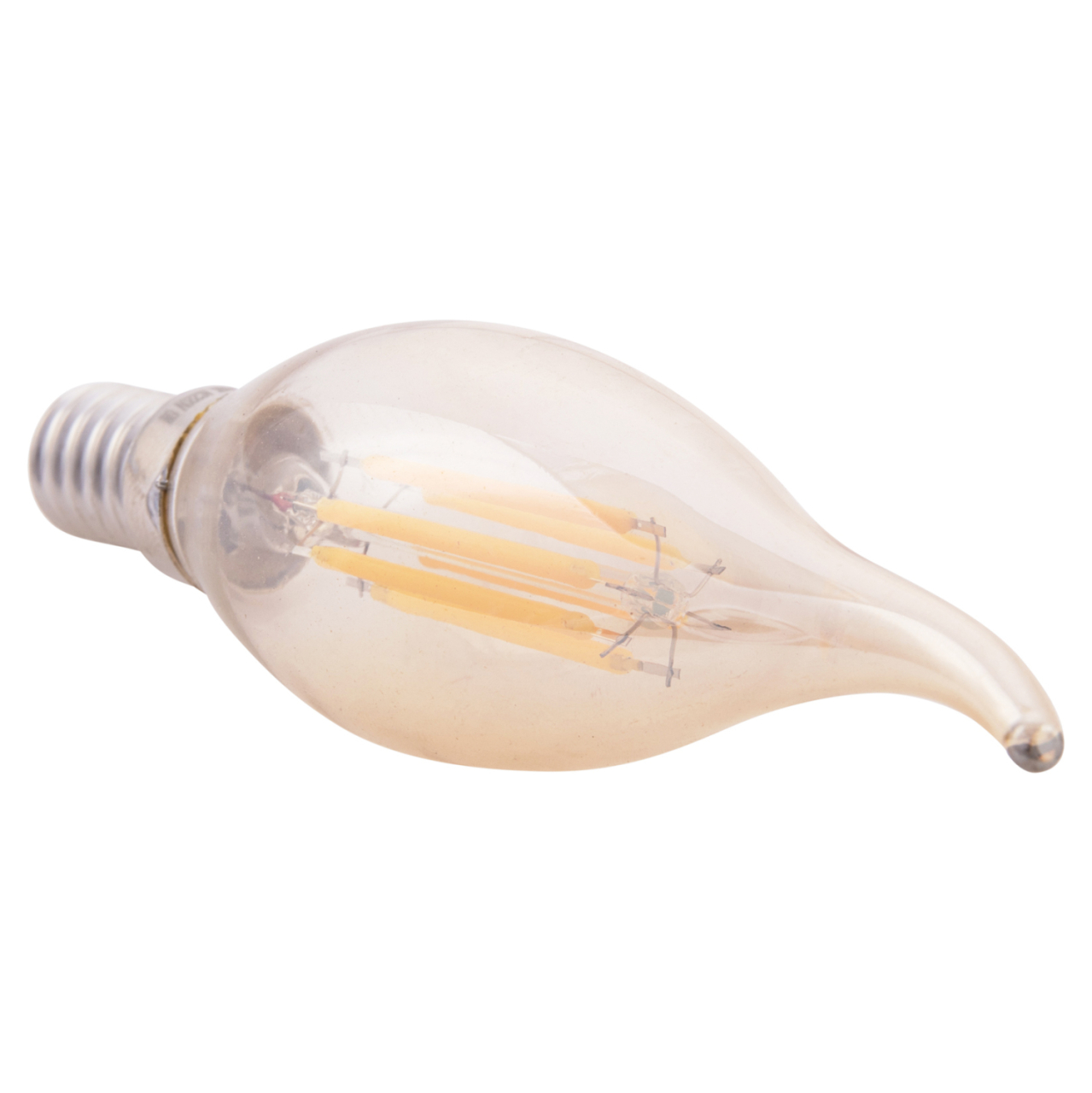 LIGHT BULB HM4047.02 FLAME STYLE LED FILAMENT 6W E14 3000K GOLD DIMMABLE [4]