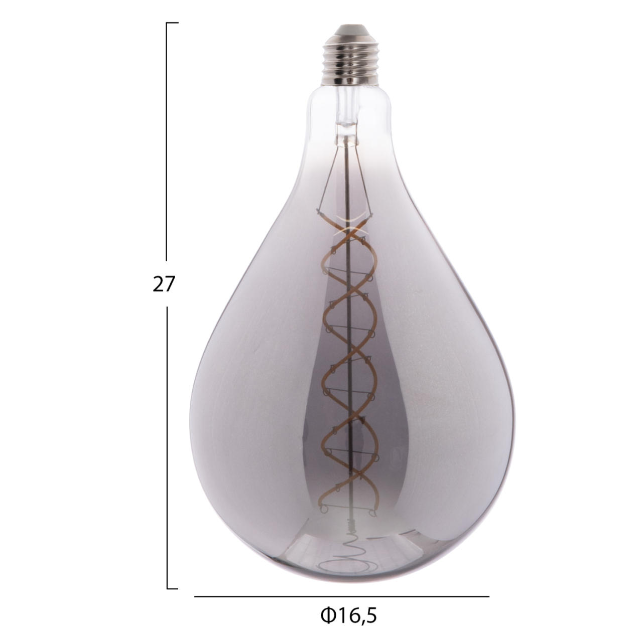 LIGHT BULB HM4052.03 LED FILAMENT 8W E27 3000K SMOKE COLOR DIMMABLE [2]