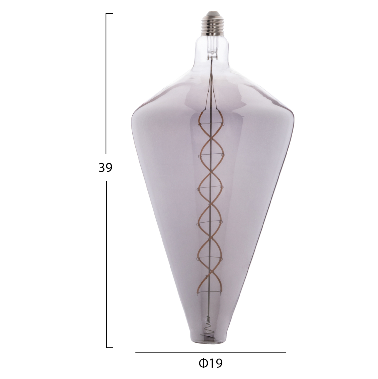 LIGHT BULB HM4054.03 LED FILAMENT 8W E27 3000K SMOKE COLOR DIMMABLE [2]