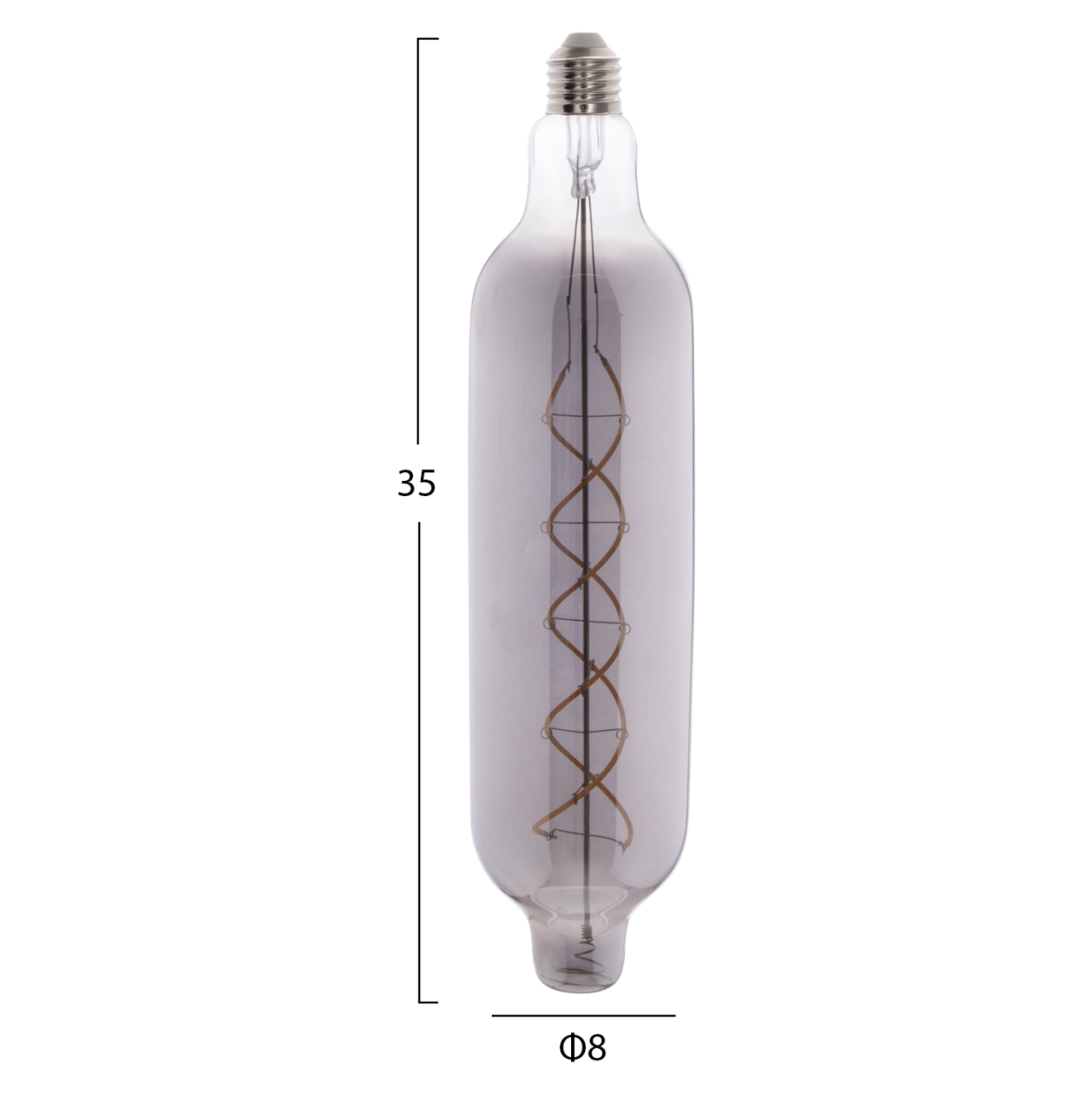 LIGHT BULB HM4055.03 JHD-NW7775 LED FILAMENT 8W E27 3000K SMOKE COLOR DIMMABLE [2]