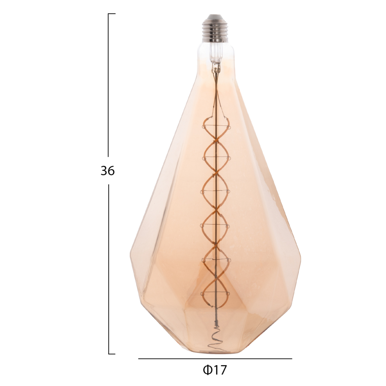 LIGHT BULB HM4057 LED FILAMENT 8W E27 3000K GOLD COLOR DIMMABLE [2]