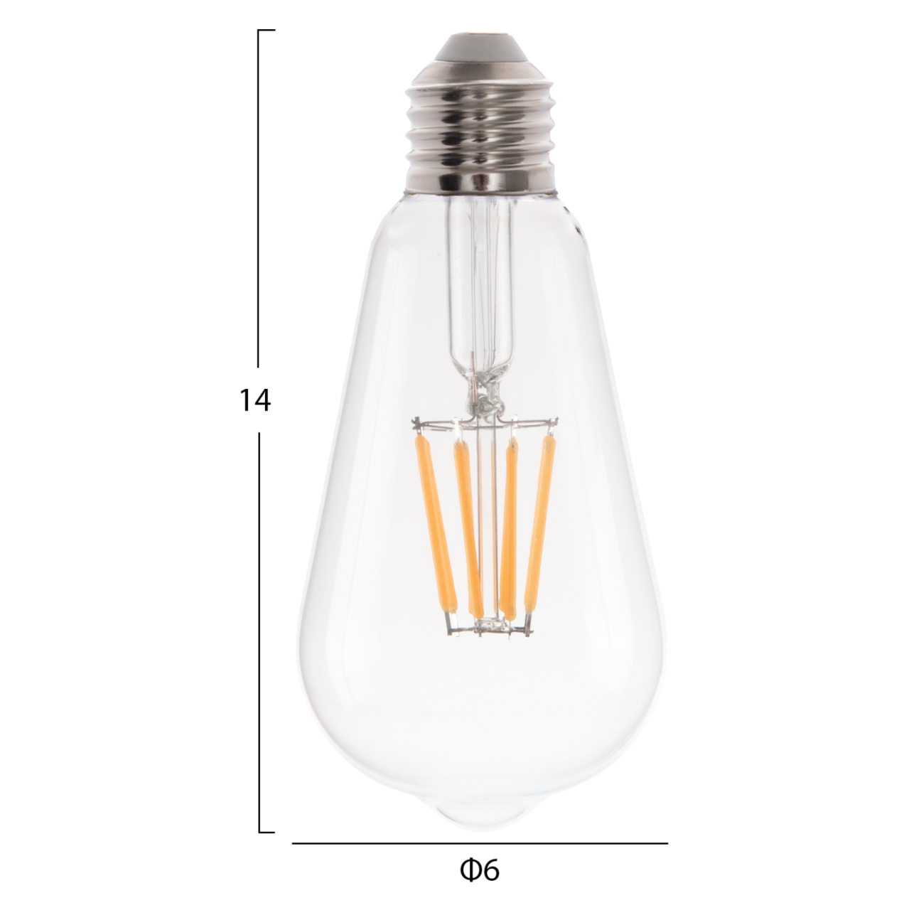 LIGHT BULB HM4188.01 LED FILAMENT 8W E27 DIMMABLE 2700K CLEAR [2]
