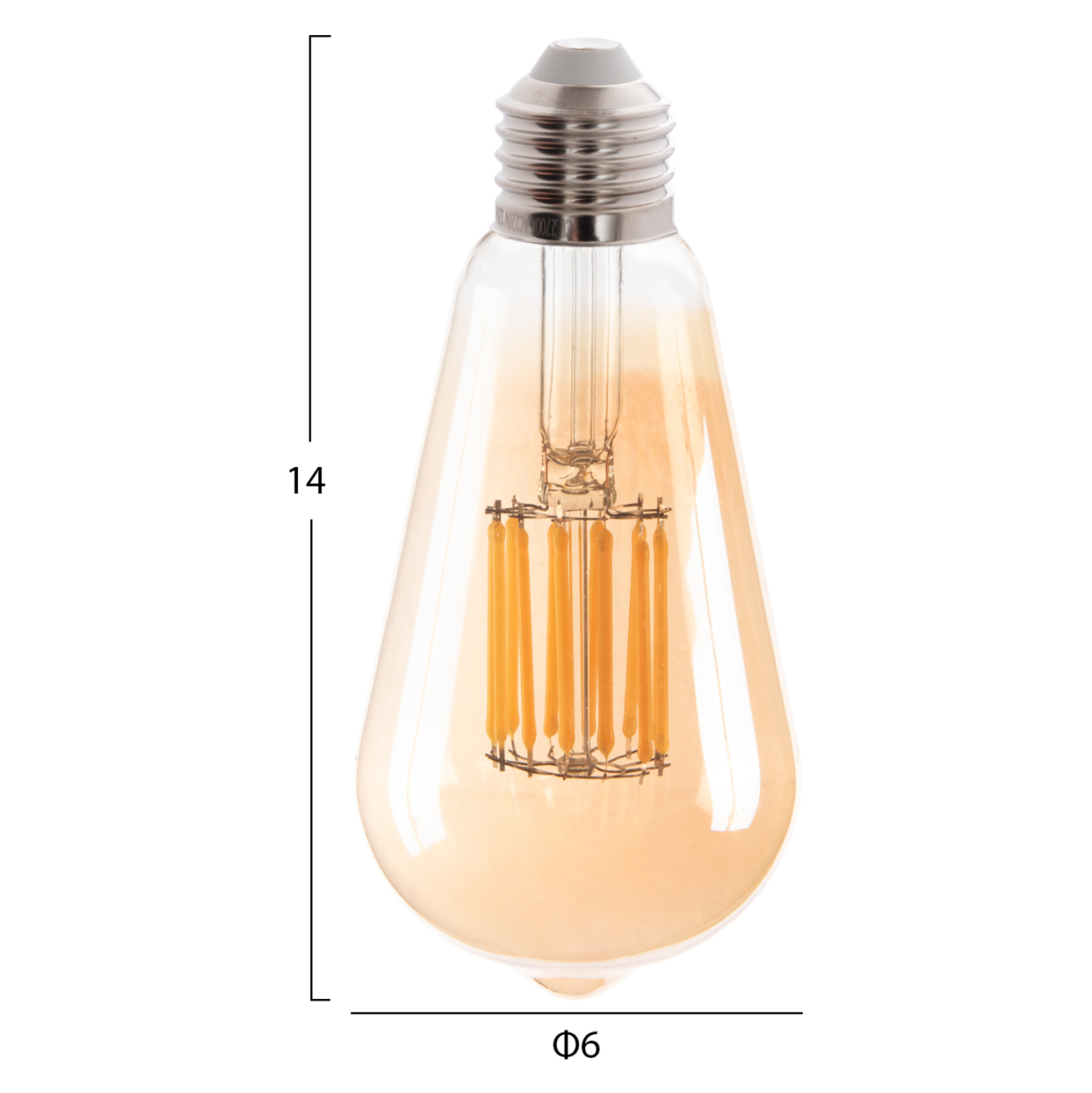 LIGHT BULB HM4189.02 LED FILAMENT 12W E27 2700K GOLD [2]